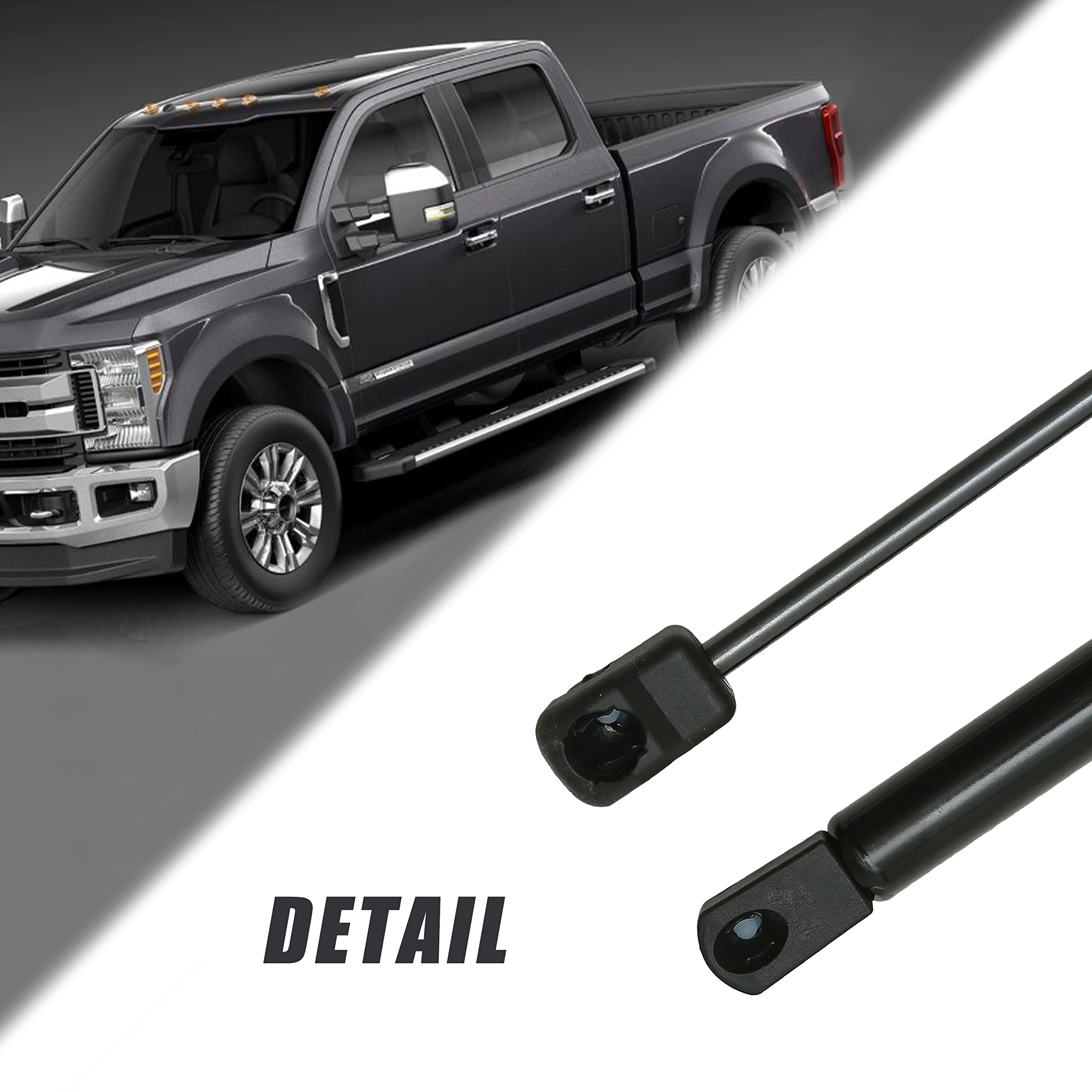 MYFANDOOR 2pcs Engine Hood Bracket Hood Lift Supports Compatible with F250 F350 F450 F550 Super Duty 2017-2022 Replace # 4B-9653