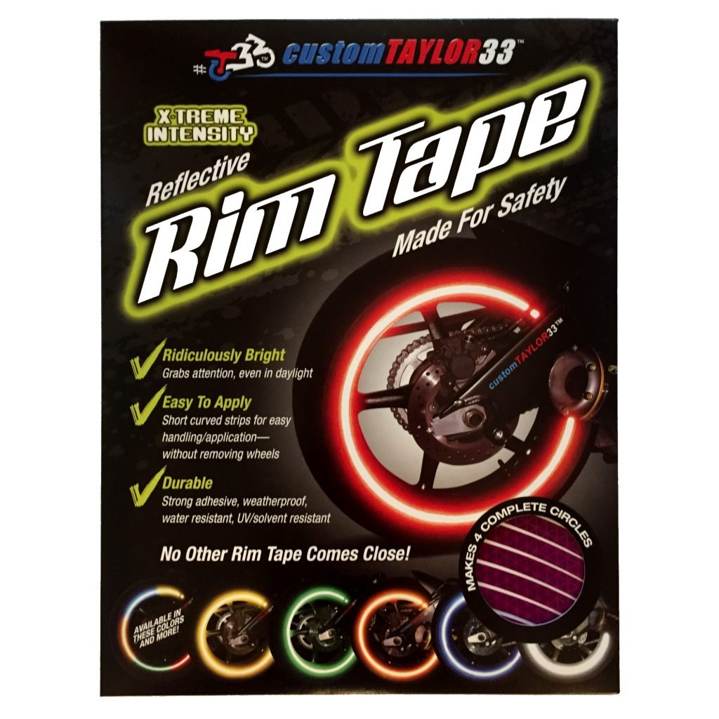 customTAYLOR33 Purple High Intensity Reflective Safety Rim Tapes, 12" Glass, Special Edition