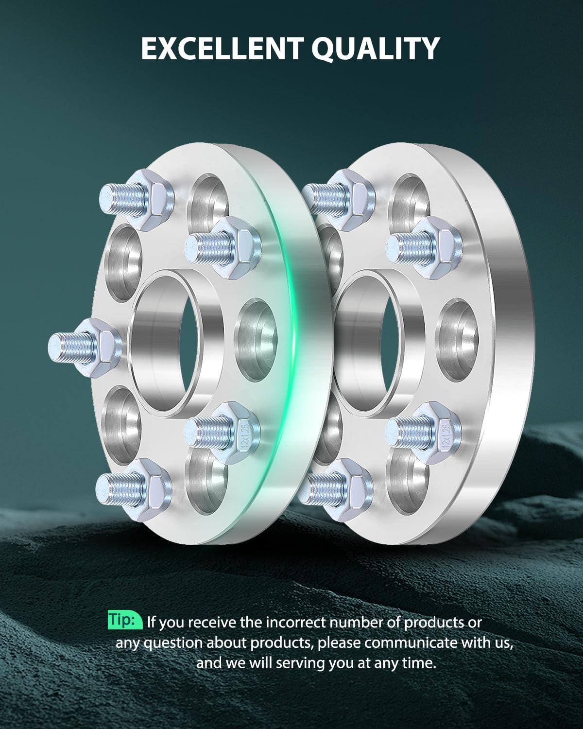 SCITOO 4X 5 Lug 5x114.3mm Wheel spacers 5x4.5 to 5x4.5 12x1.25 56.1mm 20mm Compatible with for WRX Wheel spacers for WRX STI Whe