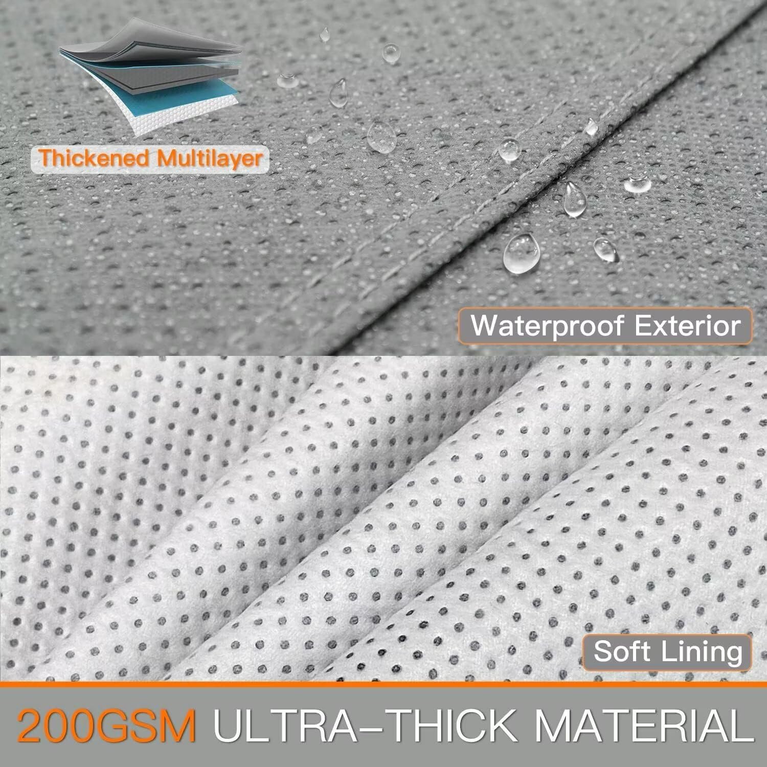 Kayme Heavy Duty Car Cover Custom Fit Maserati Granturismo Quattroporte Waterproof All Weather For Automobiles, Full Exterior Co