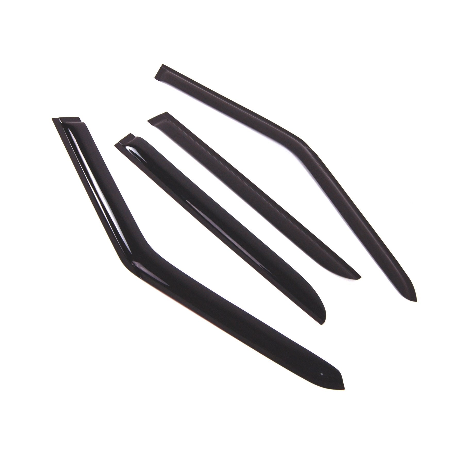 Tuningpros Window Visor Compatible With 2006-2013 Land Range Rover Sport, Dgwv2-521 Outside Mount Deflector Rain Guard Dark Smok