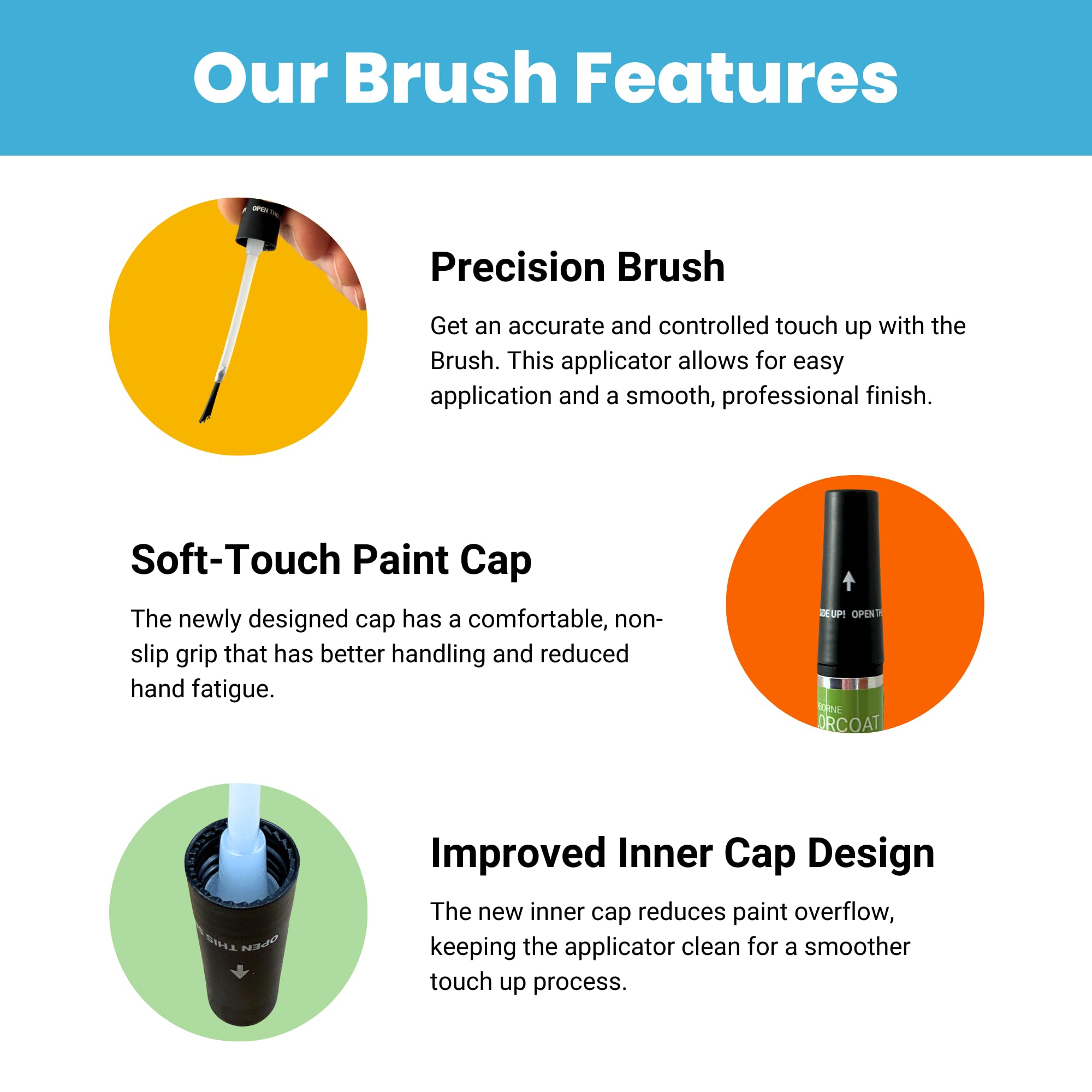 Touchupdirect 040 Super White For Toyota Exact Match Scratch Repair Touch Up Paint - Brush Kit