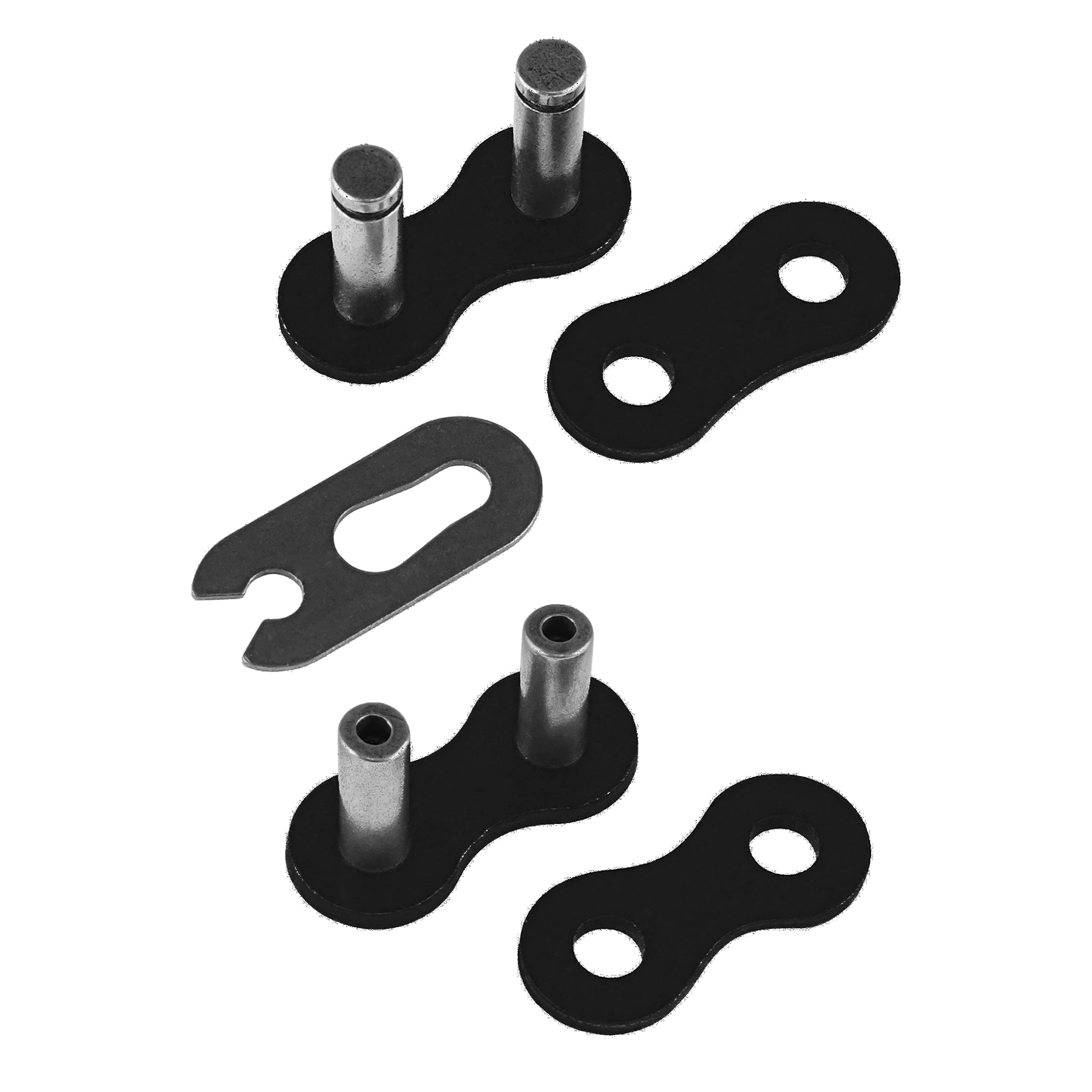 Caltric Balck 520-Pitch 120-Links Non-Oring Drive Chain Compatible with ATV/UTV/Quad/Side X Side/Motorcycle/Dirtbike/with Rivet
