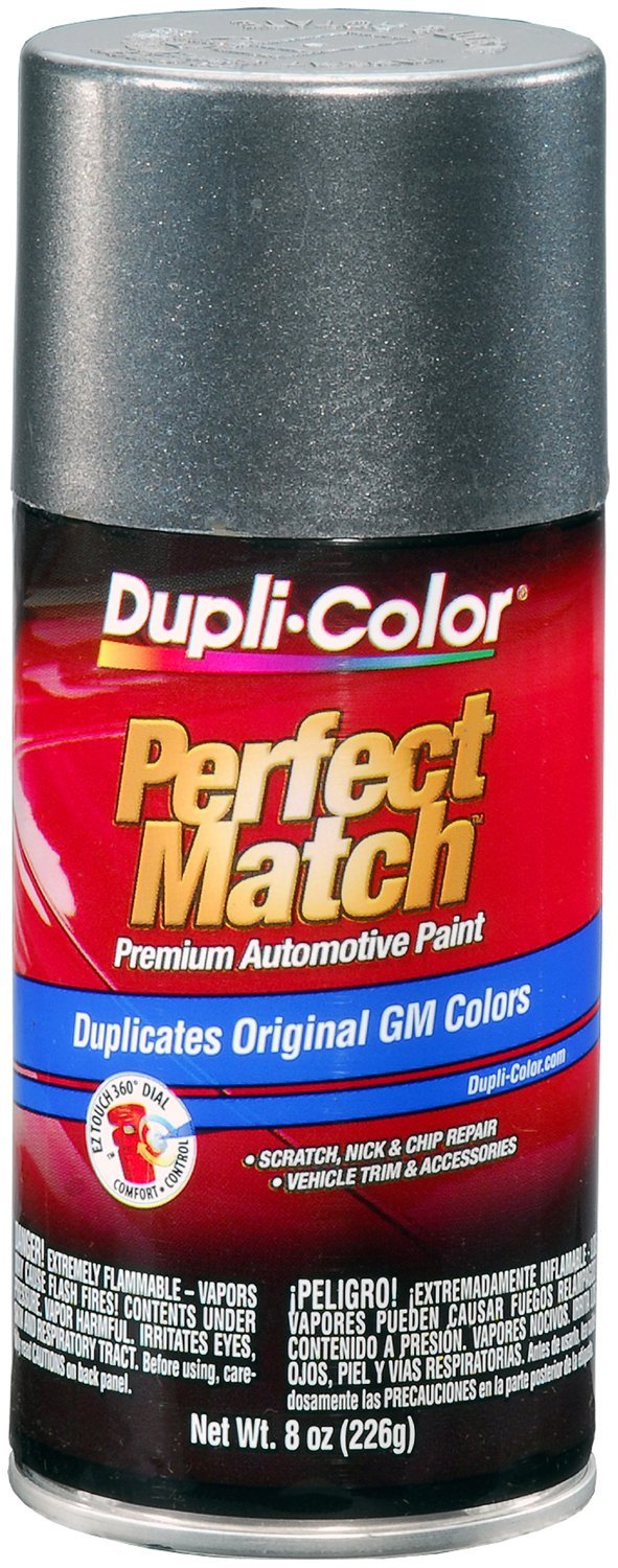 Dupli-Color (Bgm0347-6 Pk) Medium Gray Metallic General Motors Exact-Match Automotive Paint - 8 Oz. Aerosol, (Case Of 6)