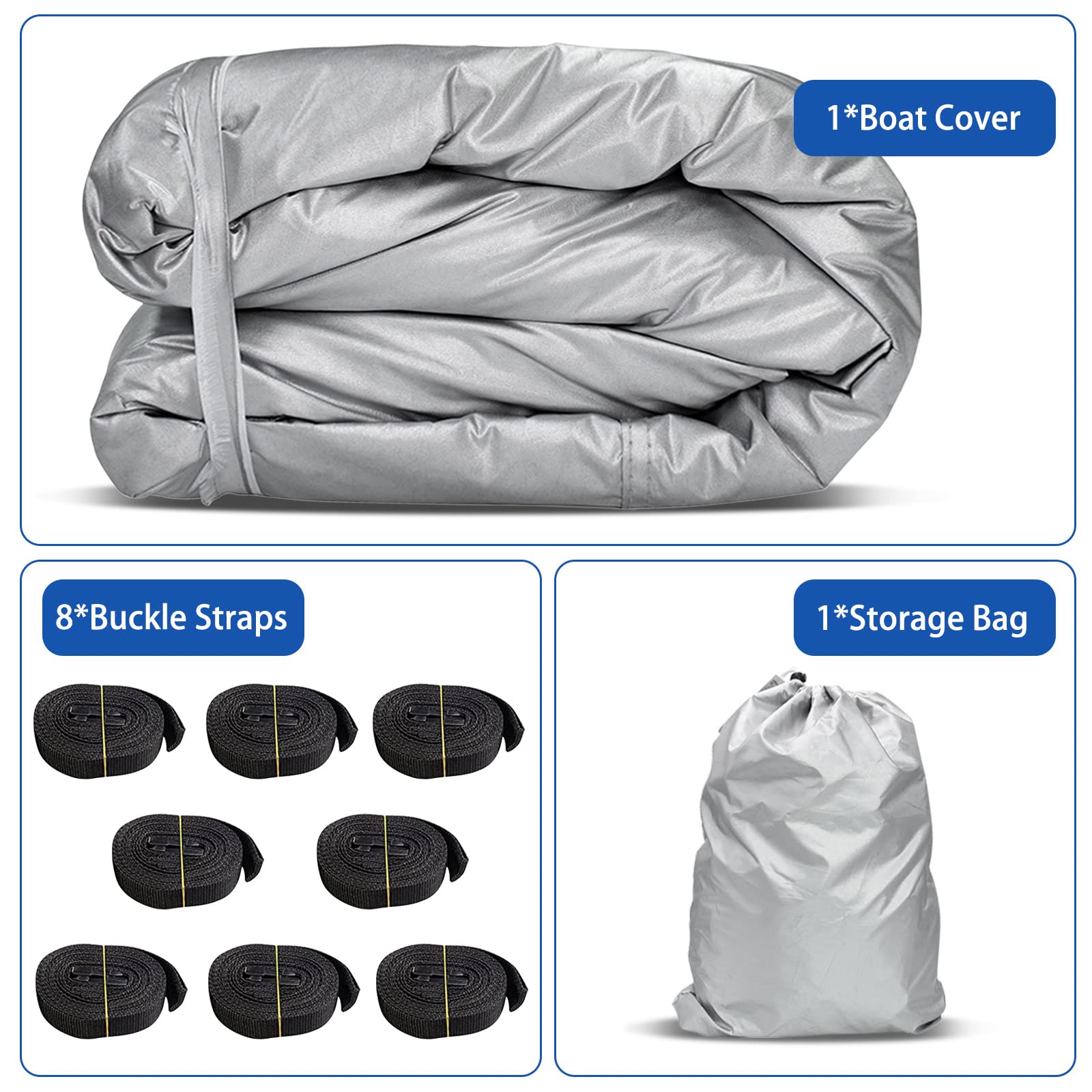 Icover Personal Watercraft Cover- Waterproof Heavy Duty Trailerable Jet Ski Cover For Seadoo Kawasaki Yamaha Wave Runner, Fits P