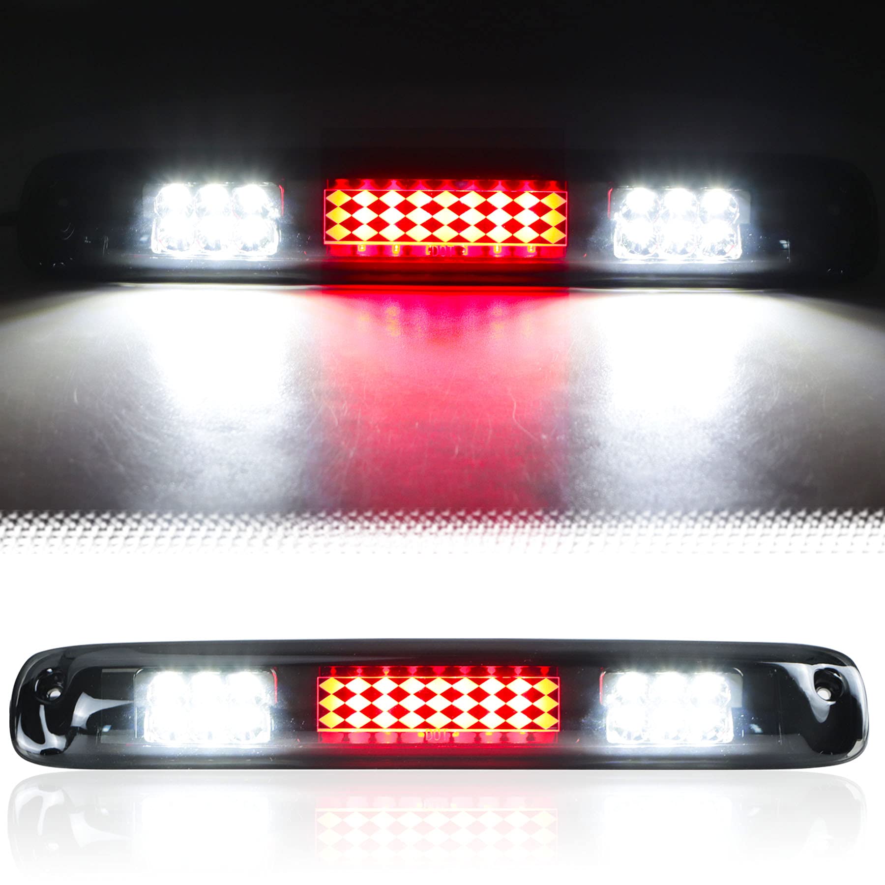 Tresound Led Third 3Rd Brake Light For 1999-2007 Chevy Silverado Gmc Sierra 1500 2500 3500 Hd Classic, Rear Cargo Lamp High Moun