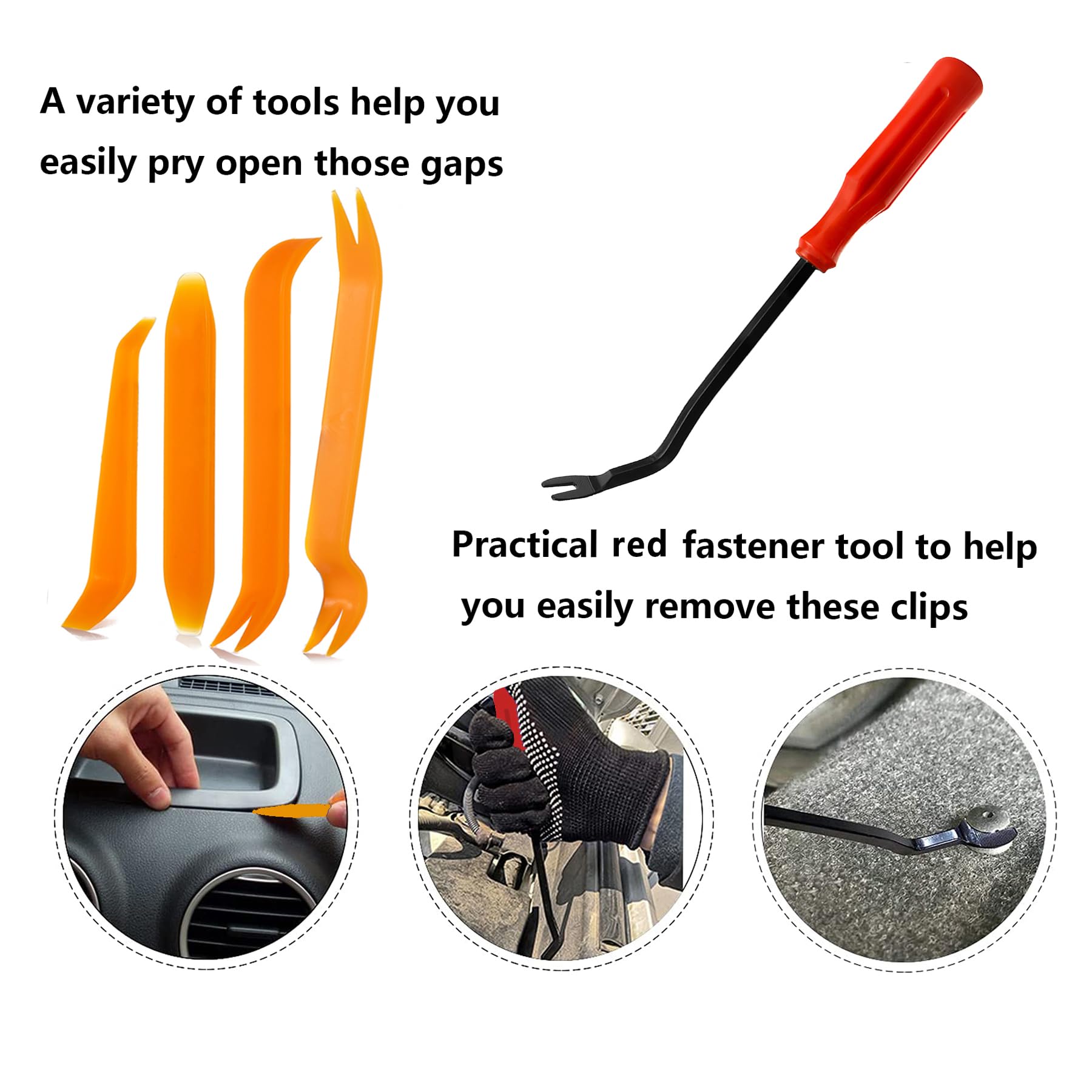 Car Push Retainer Clips 24 Most Popular Sizes Fasteners 855 Pcs Automotive Plastic Clips Auto Push Pin Rivets Set With 10 Cable