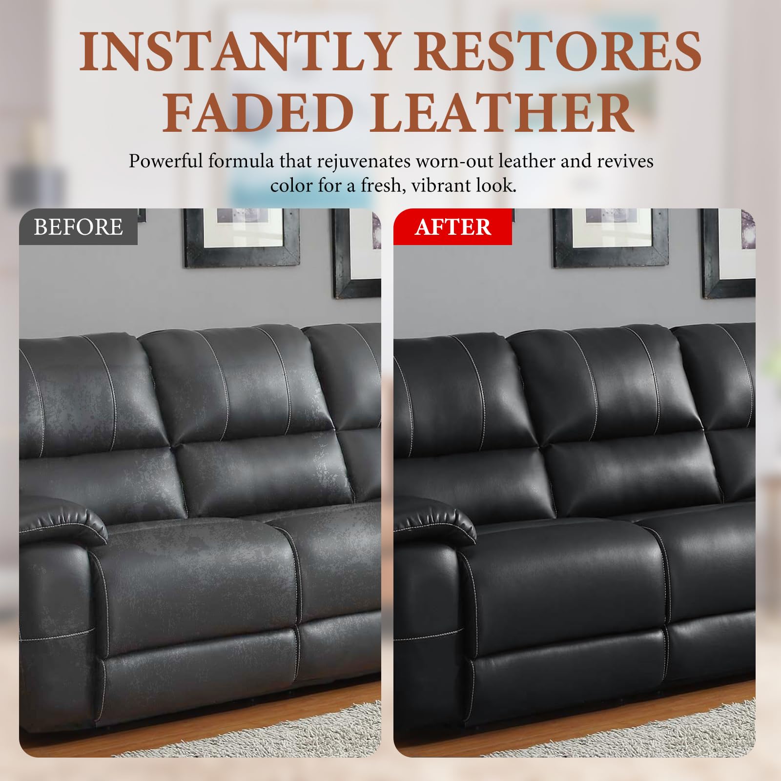 Niub Leather Recoloring Balm Leather Color Restorer Scratch Repair Leather Paint For Furniture Couches Car Seats Shoes Bags Leat