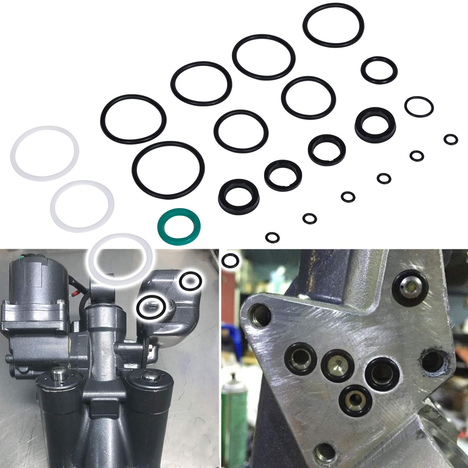 Tilt Trim Seal Kit 1997 & Up 115225Fs Fast Strike Power With More O-Ring For Yamaha Boat Power Units 115Hp 150Hp 175Hp 200Hp (So