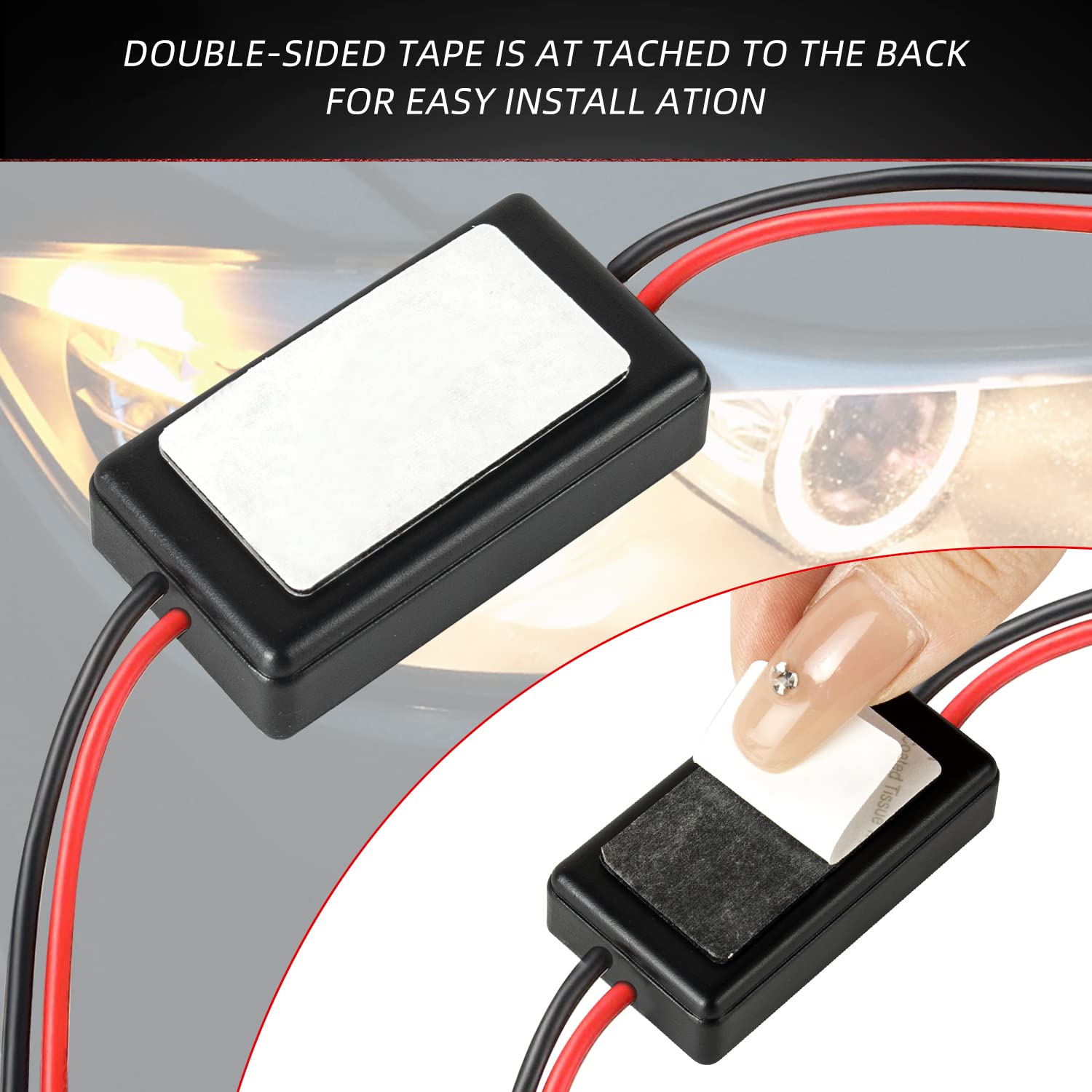Fxc 2X 24W Flash Strobe Controller Flasher Module For Led Brake Light Tail Stop Light 12-30V