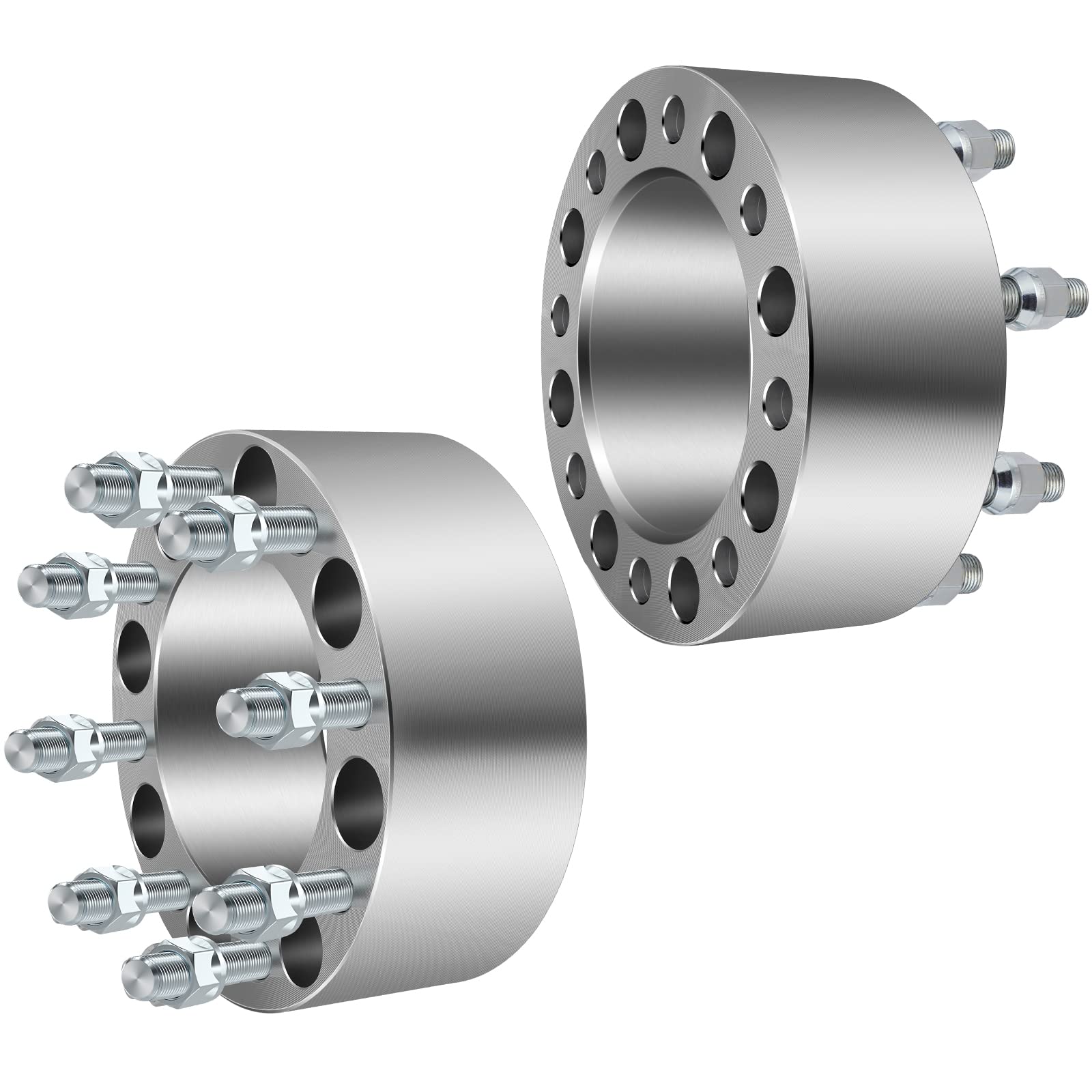 SCITOO 2X 8 Lug Wheel Spacer Adapters 3 inch 8x6.5 to 8x6.5 for F250 Wheel Spacers for F350 Wheel Spacers 1988-1998 for RAM 2500