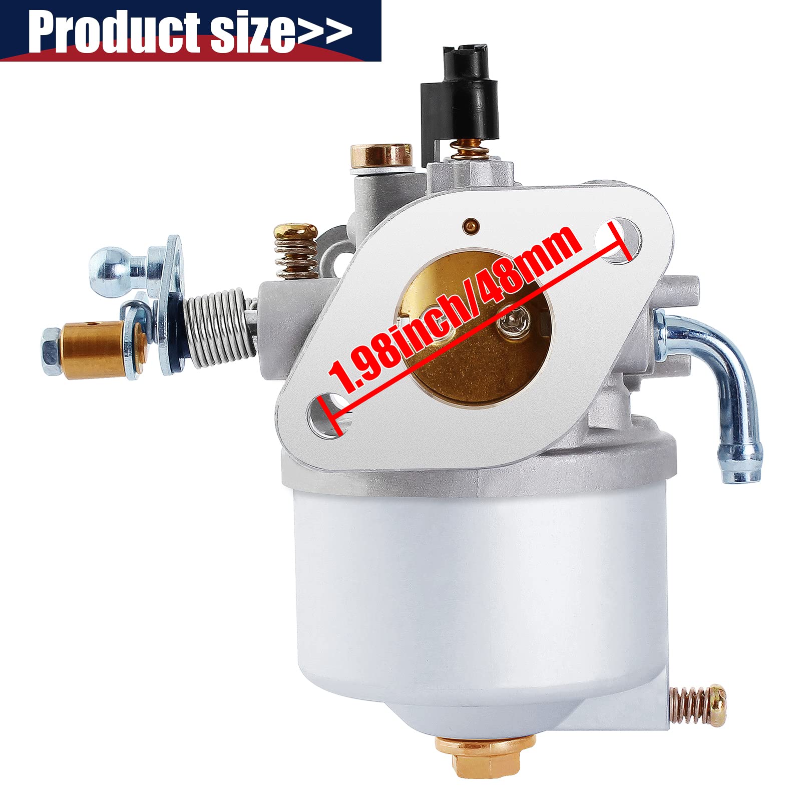 Qazaky Carburetor Compatible With Ezgo Golf Cart 295Cc Gas Robin Engine Medalist Txt Marathon Workhorse 26645-G01 26645-G03 2664
