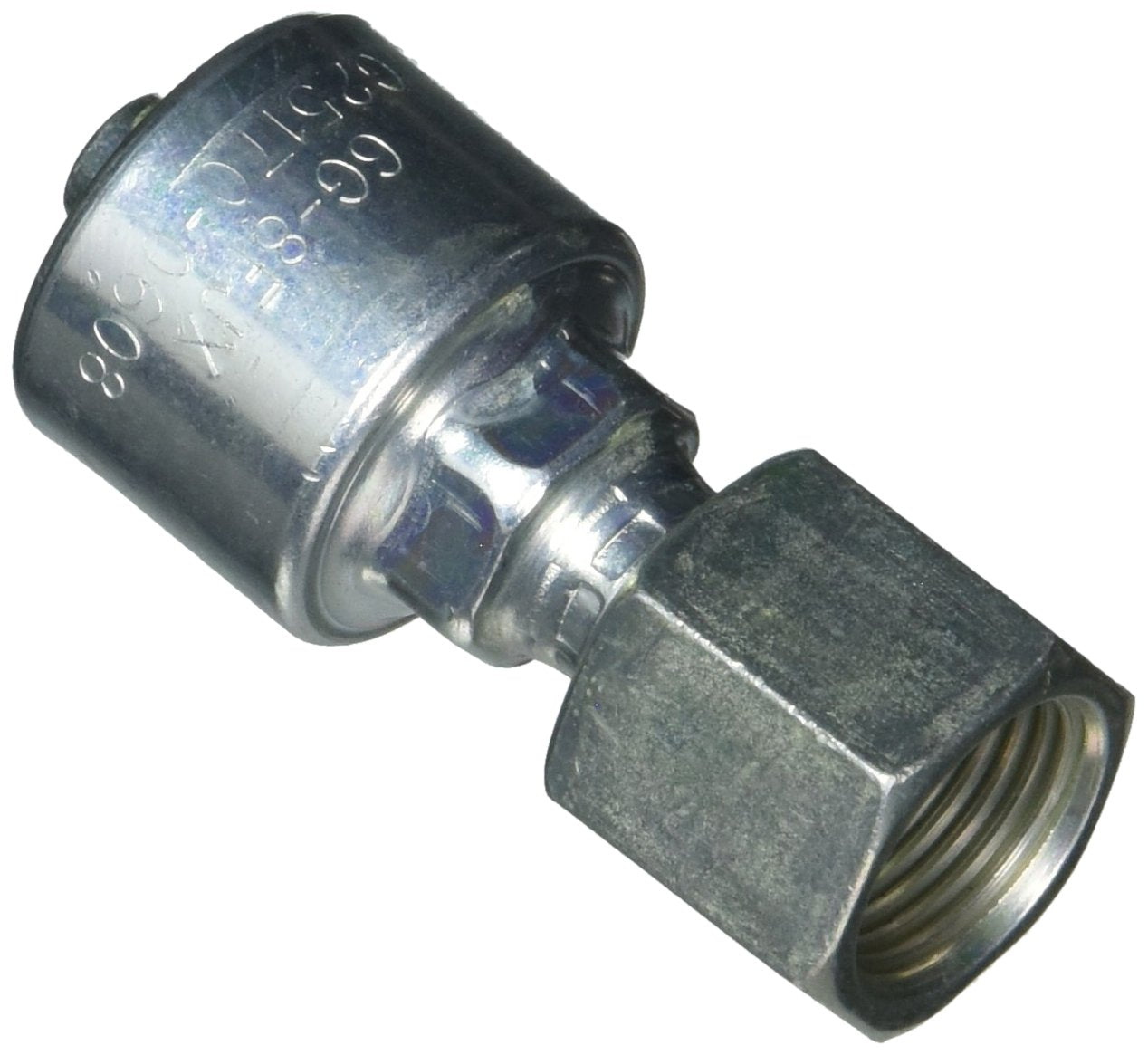Gates G25170-0608 Female JIC 37 Flare Swivel (MegaCrimp),Medium