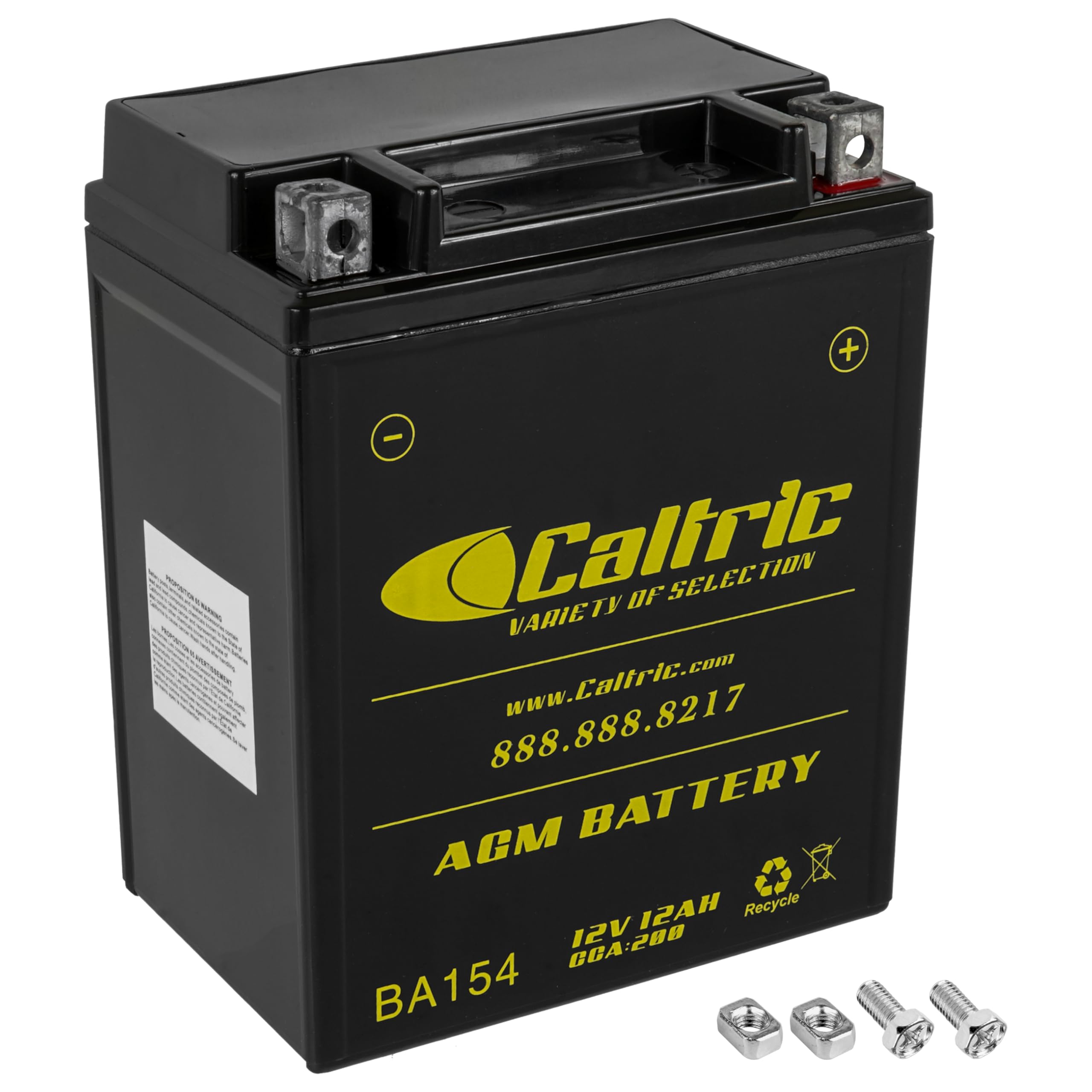 Caltric Agm Battery Compatible with Arctic Cat Cheetah Touring 1991-1992 / Cheetah 440 1993 1994 / Jag 1988-1993 / Lynx Deluxe M