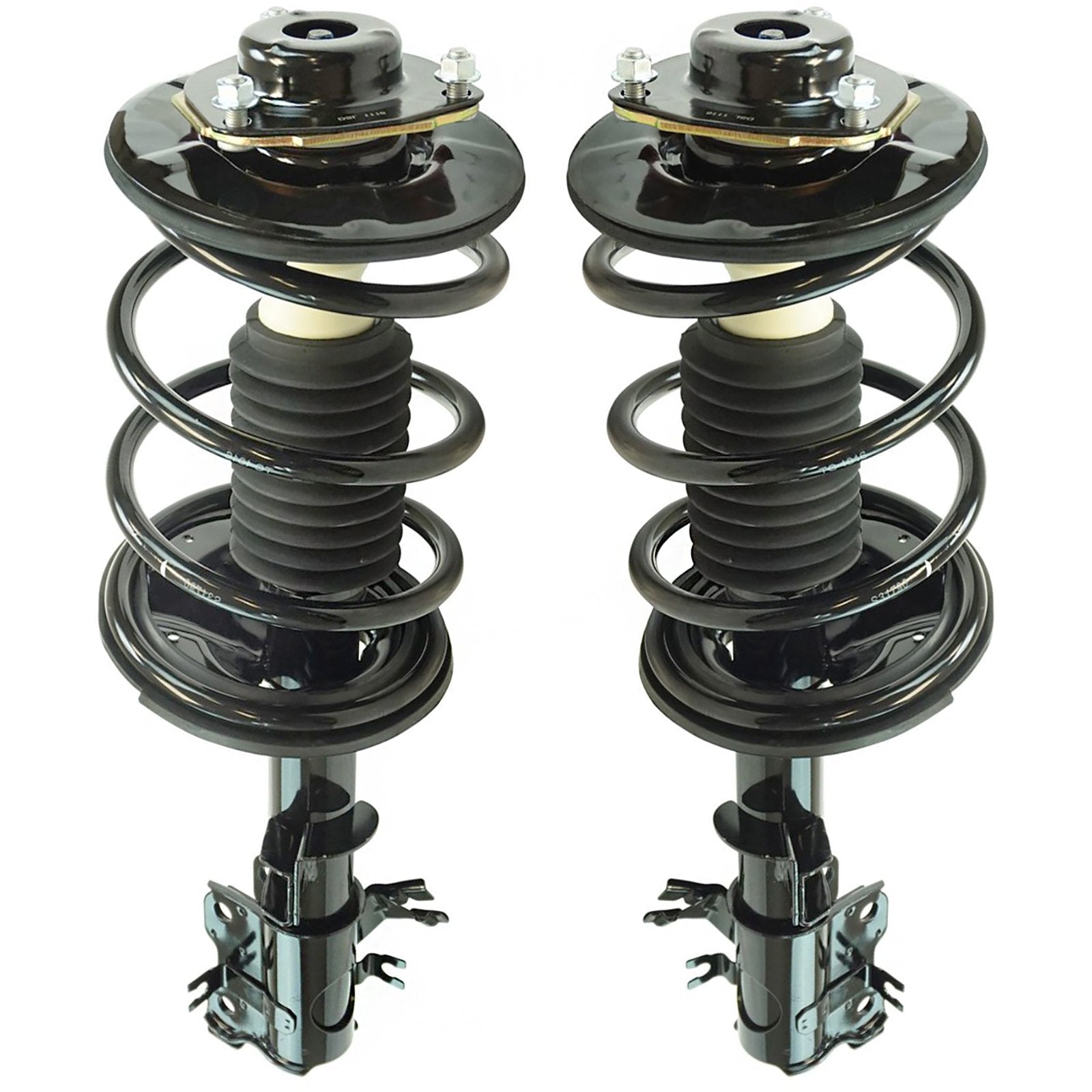 Trq Front Strut & Coil Spring Assembly Set Driver & Passenger Sides Compatible With 03-08 Infiniti Fx35 Fx45