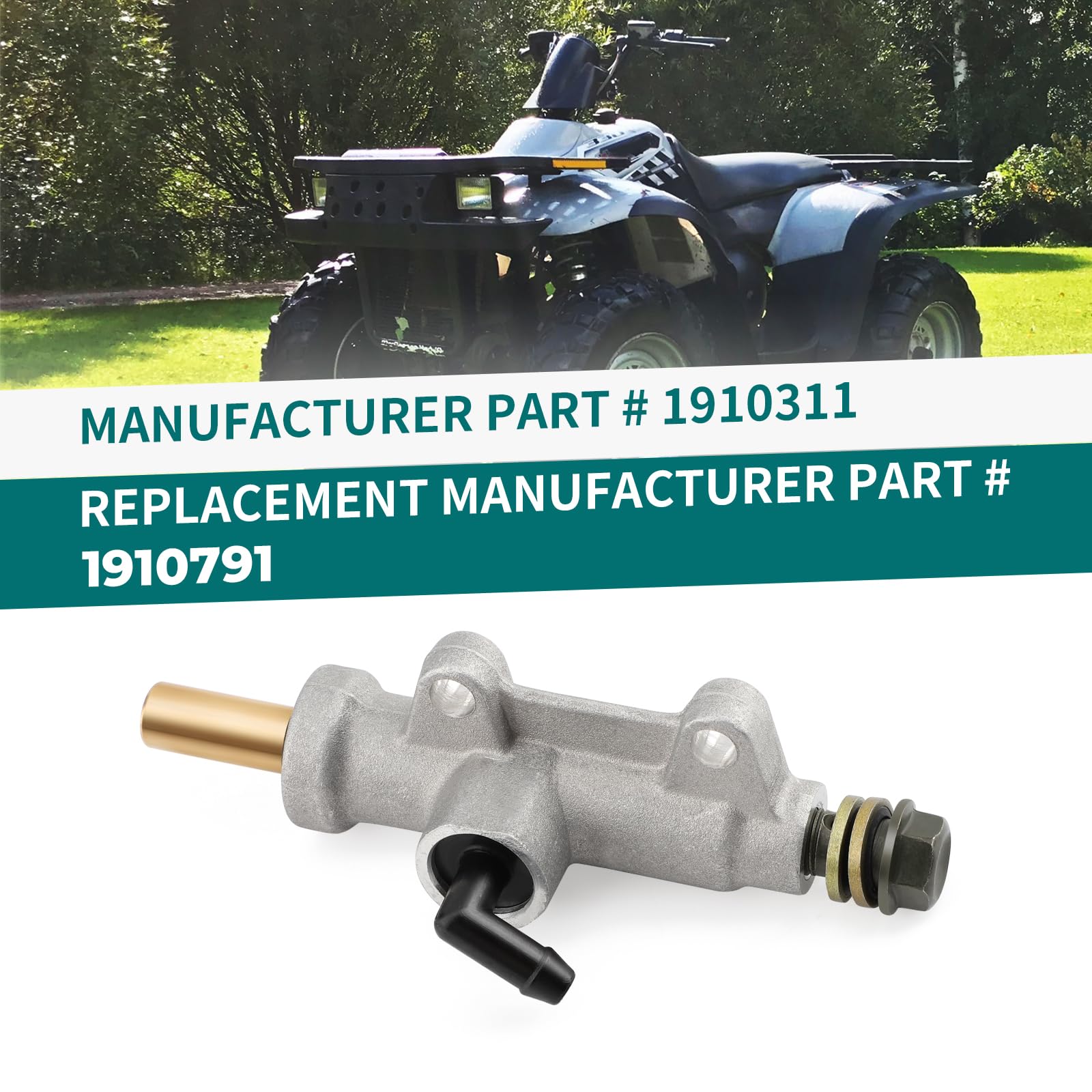 M MATI Rear Brake Master Cylinder for Polaris Magnum 325 330 500 Scrambler 400 500 Sportsman 700 800 Trail Blazer 250 330 400 Tr