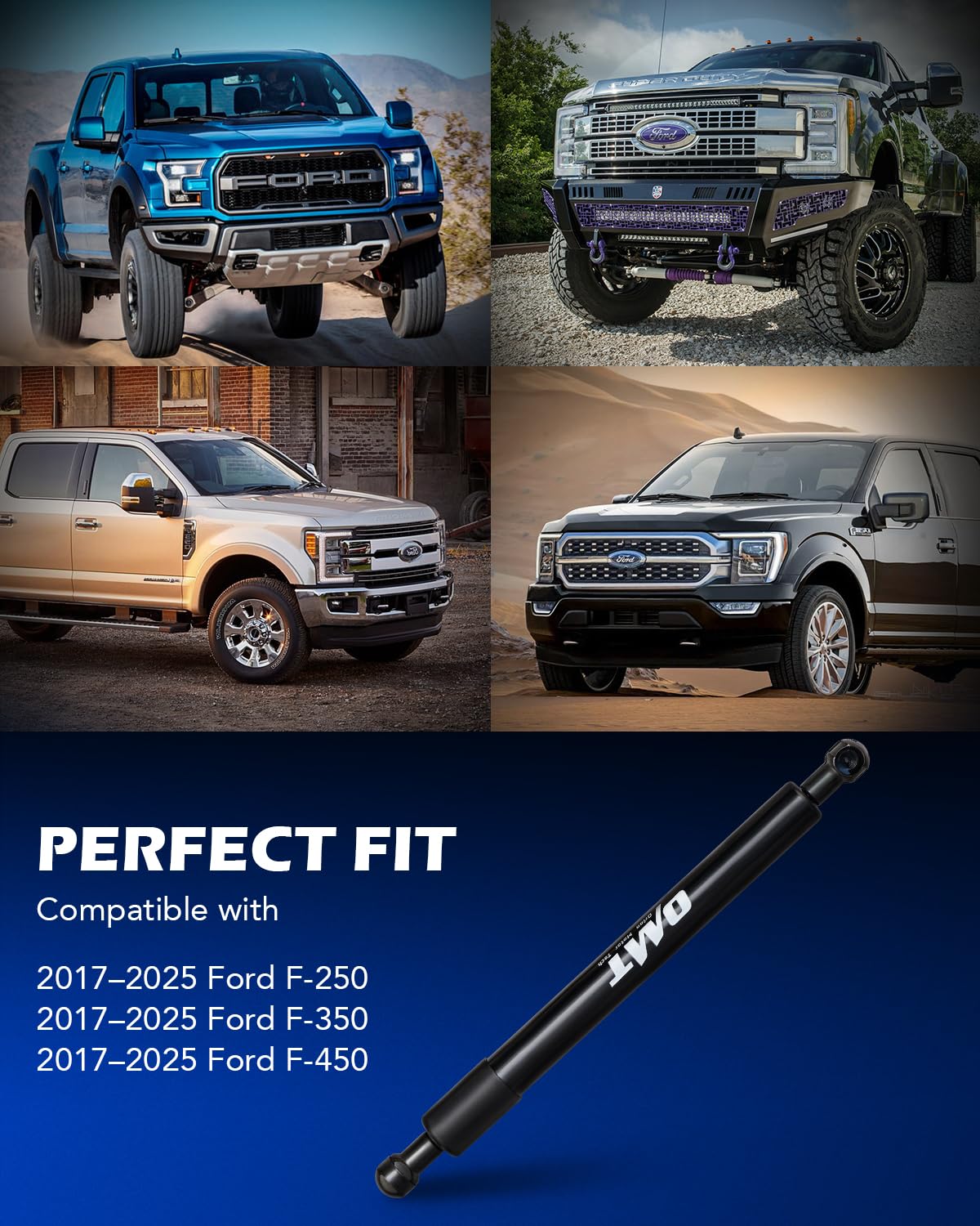 Orion Motor Tech Truck Tailgate Assist, Pickup Tailgate Lift Assist Kit, Heavy Duty Tailgate Shock Truck Accessories Compatible