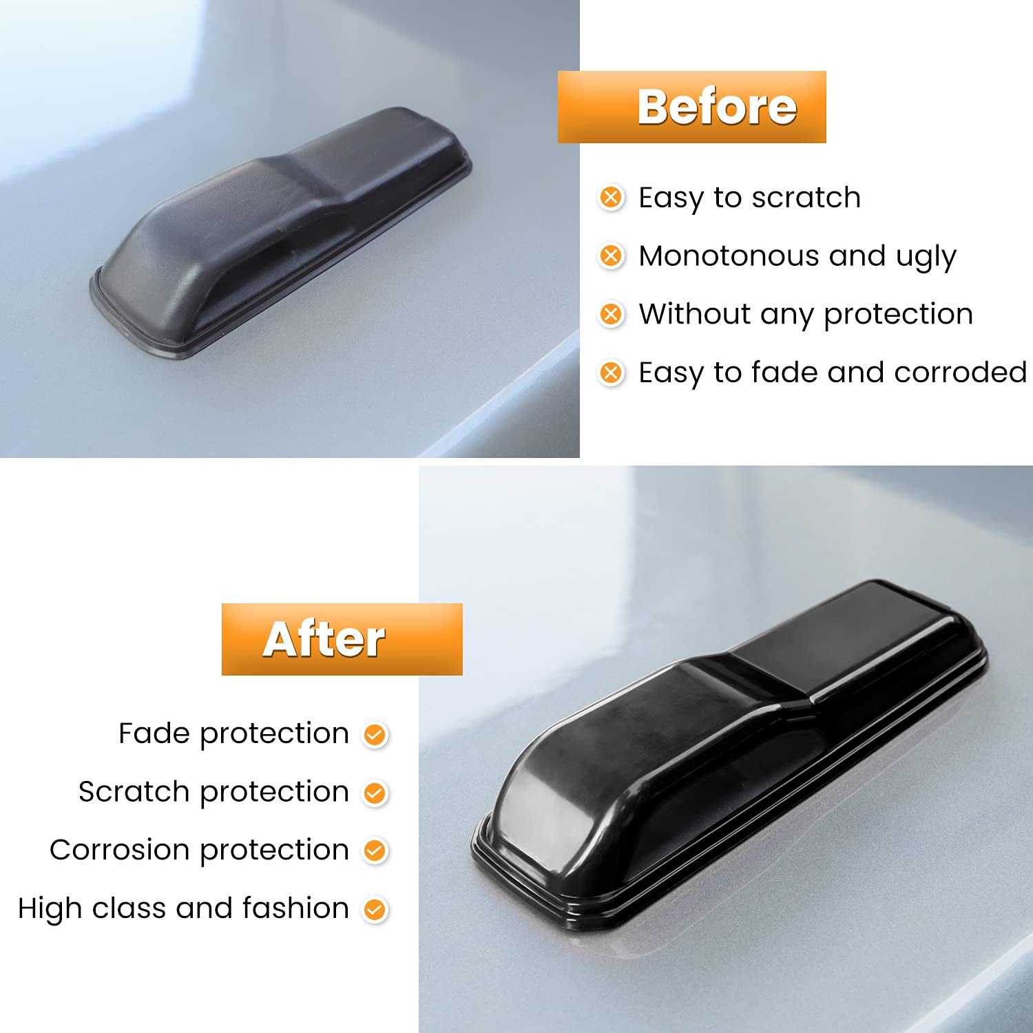 Engine Hood Hinge Cover Trim Exterior Accessories Decoration For 2018-2025 Jeep Wrangler Jl Jlu Sports Sahara Freedom Rubicon Un