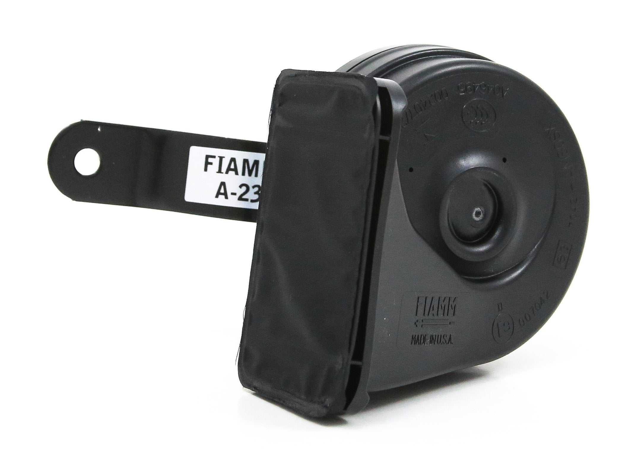 FIAMM Low Note Pontoon Horn - Metal, Standard Size, Black, Model 7230123