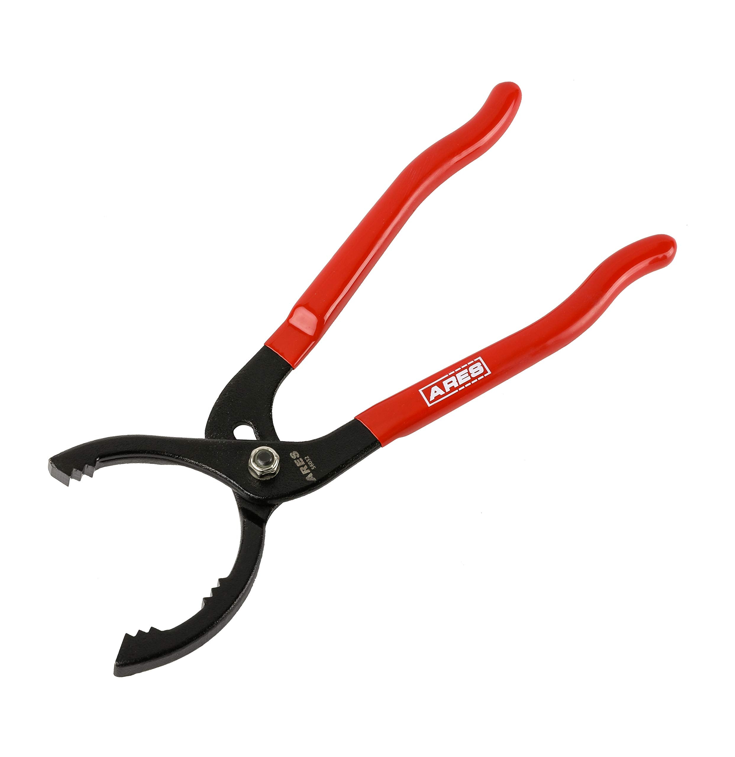 ARES 56032- Locking Jaw Oil Filter Pliers - 2 1/2-Inch to 4 1/2-Inch Jaw Opening - 12-Inch Adjustable Oil Filter Wrench Features