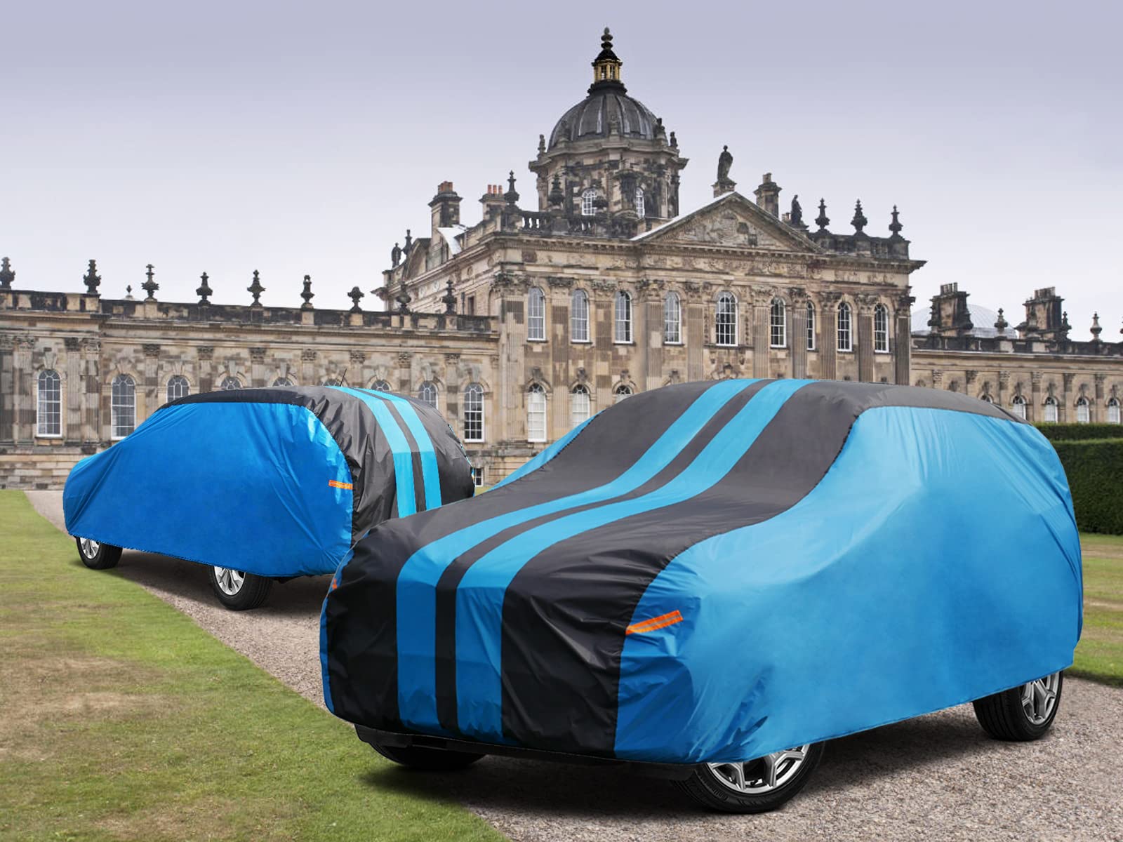 Kaugung Waterproof Car Cover for Jaguar F-PACE (2015-2025) - Custom Fit, Lightweight, UV, Rain, Dust, Snow Protection - Black