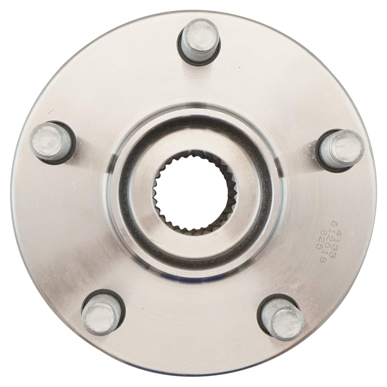 TRQ Rear Wheel Hub Bearings Assembly Set for Subaru Crosstrek, Forester, Impreza - Model BHA52111, Stainless Steel, 2016-2023