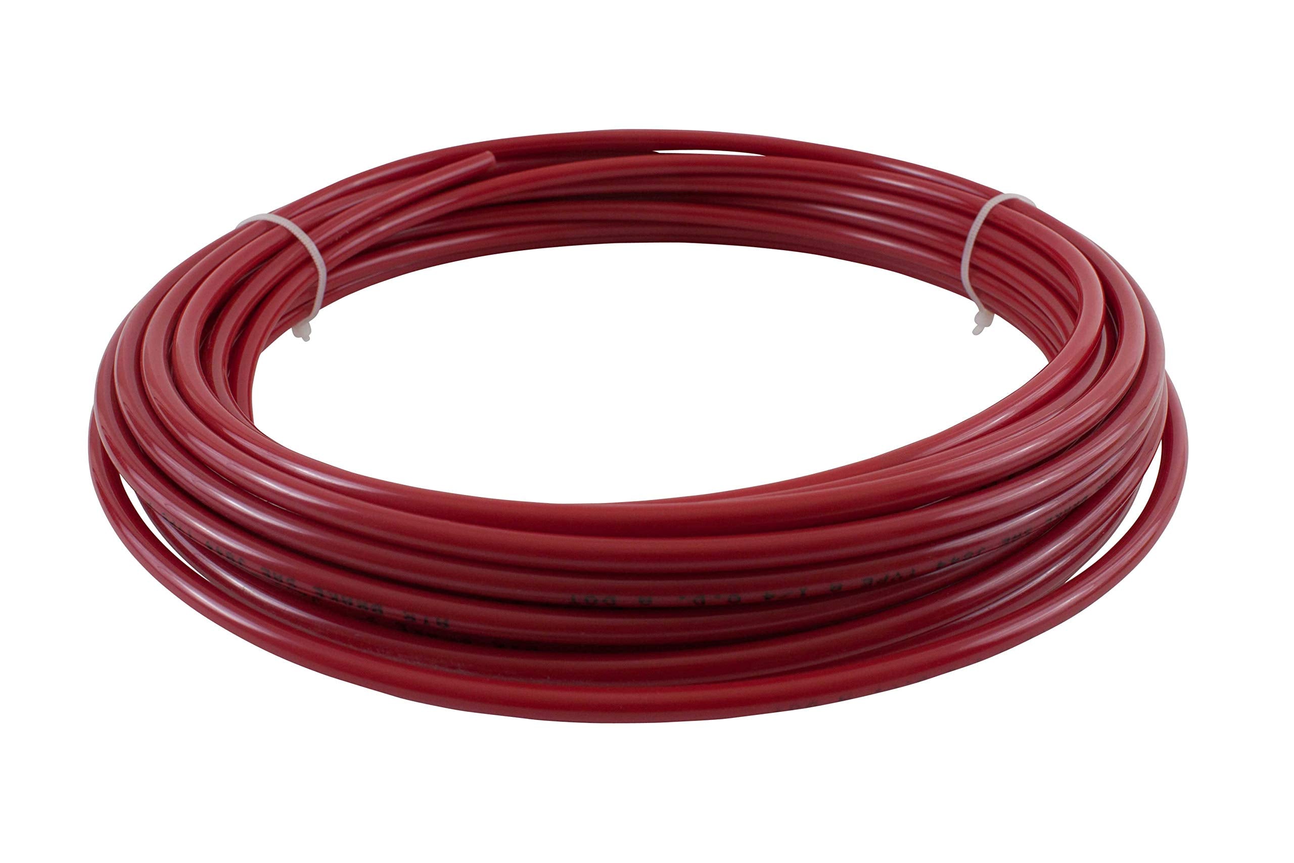 Mytee Products 5/8' Od X 50' Red Sae J844 Nylon Air Brake Tubing Dot Approved | Pneumatic Nylon Air Line Hose For Air Brake System