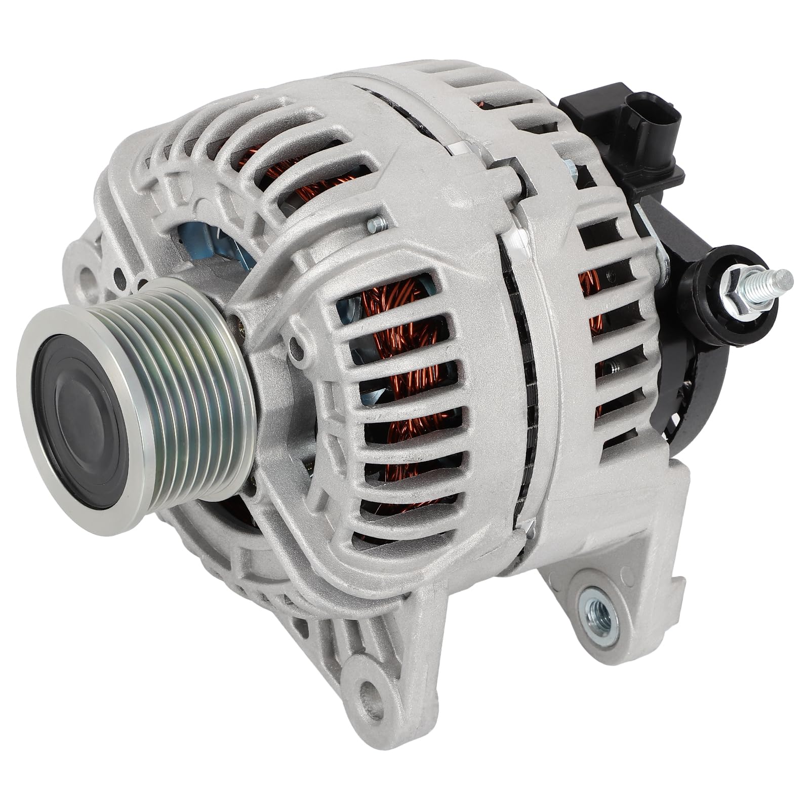 SCITOO Alternator Fits for Dodge for Ram 2500, for Ram 4000 2006-2009, for Ram 3500 2006-2007, L6 5.9L- 12V 136Amp CW SC8 Pulley