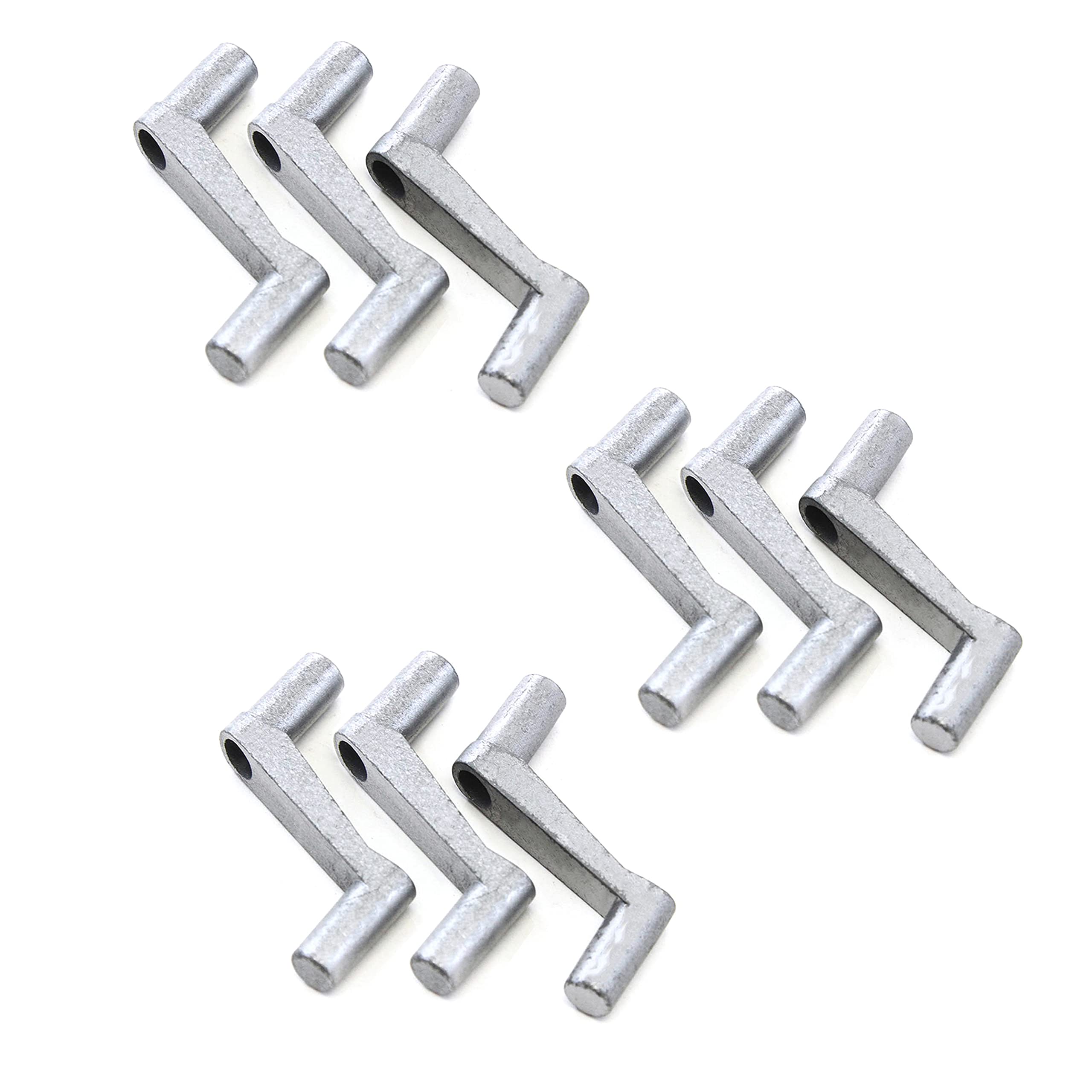 Red Hound Auto 9 Window Crank Handles for 14 Inch Metal Vents Replacement Set for Compatible with JRP2160R-C Jensen 9 Piece Prem