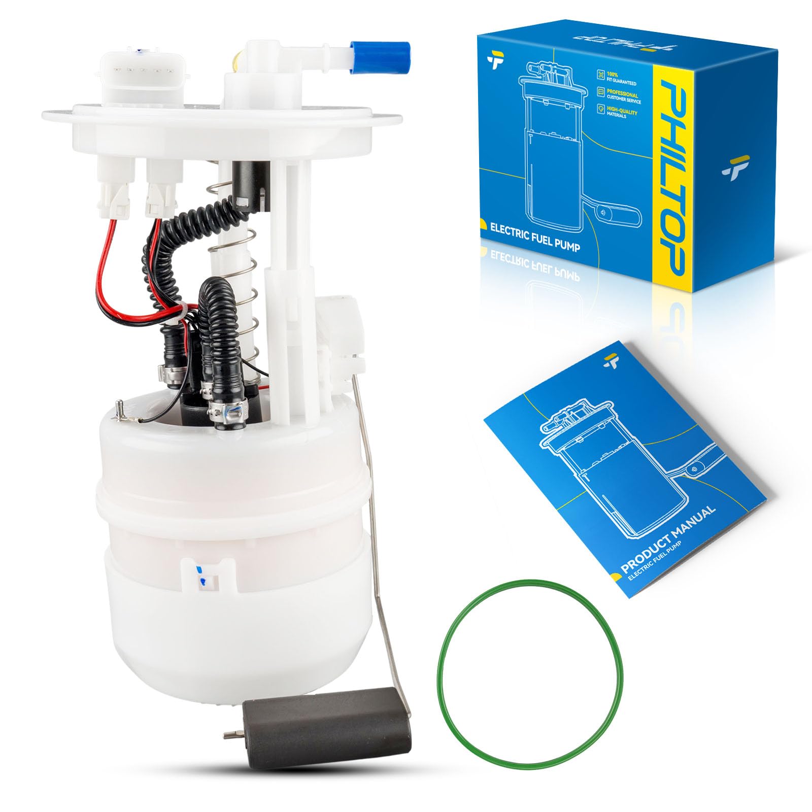 PHILTOP FG0987 Electric Fuel Pump Assembly Replacement for Altima 2004-2006 2.5L 3.5L, Maxima 2004-2008 3.5L, Quest 2004-2009 3.