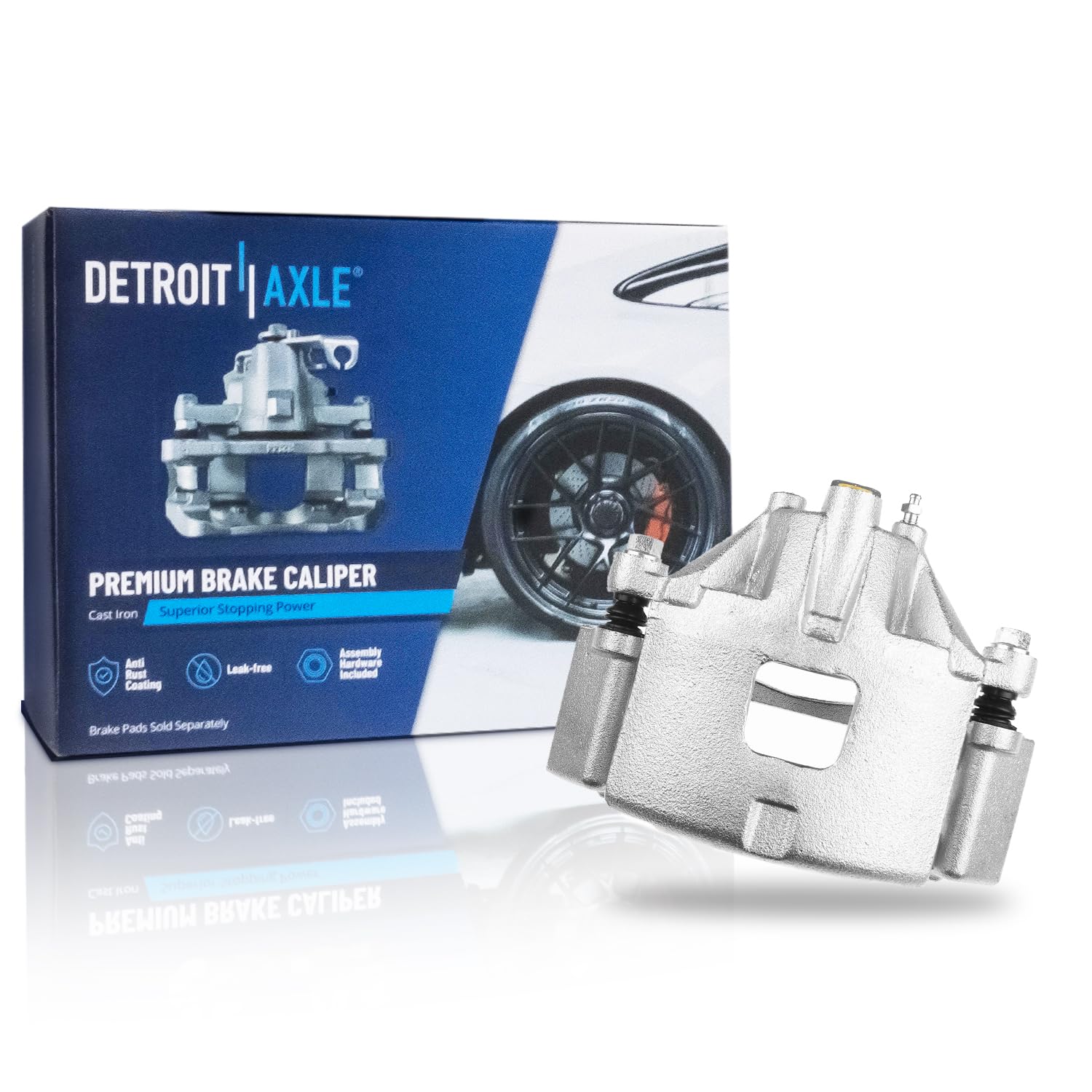 Detroit Axle - Front Left Brake Caliper for Pontiac Grand Prix Bonneville Buick LeSabre Regal Century Chevrolet Venture Oldsmobi