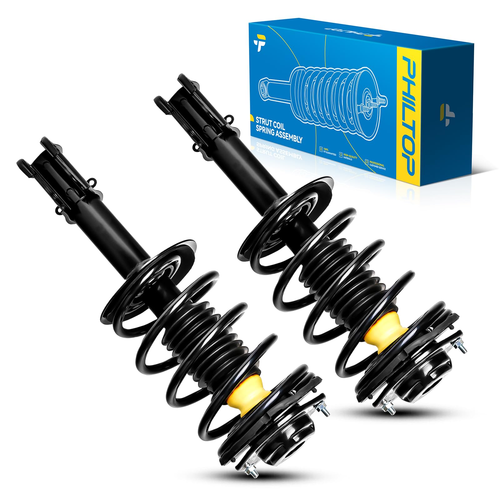Philtop Front Struts Cruiser 2001 2002 2003 2004 2005 2006 2007 2008 2009 2010, Complete Struts And Shocks Absorber Assembly, Qu