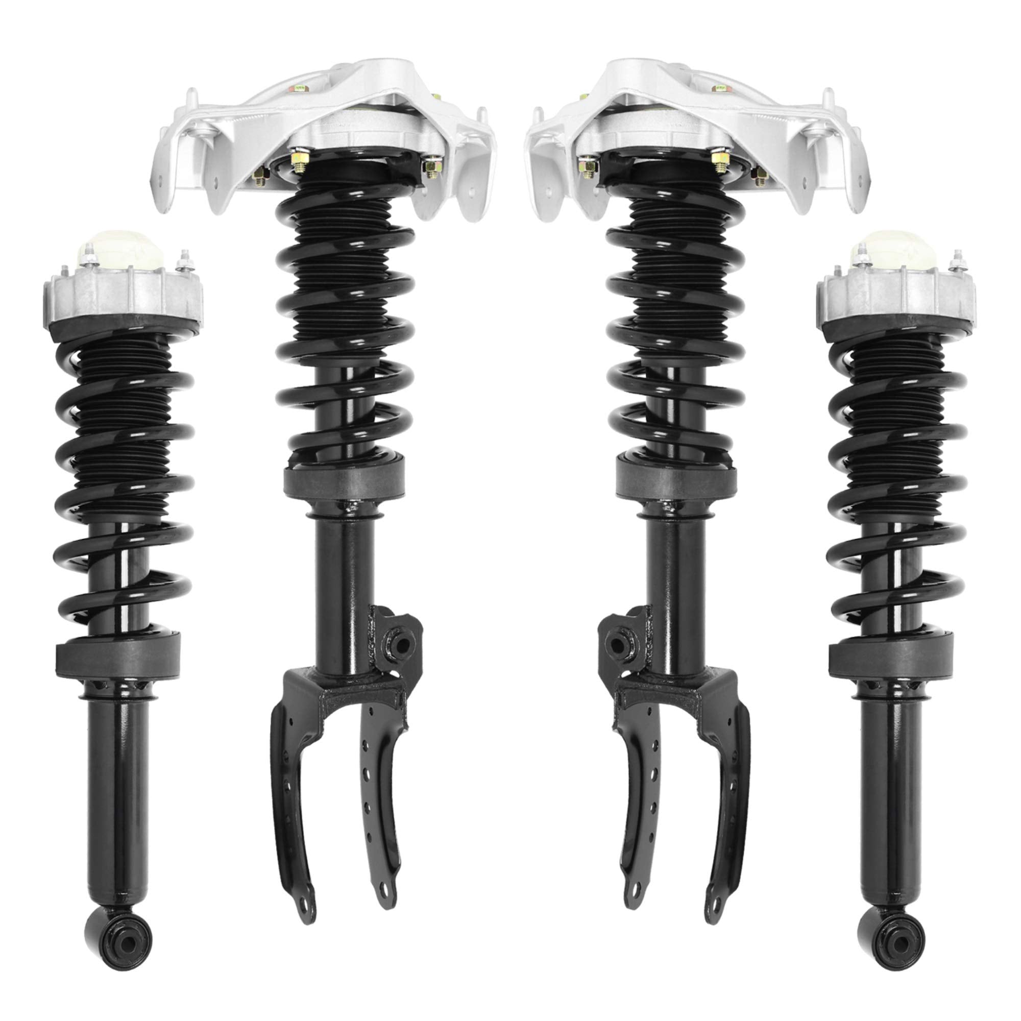Unity Automotive Complete Strut Assembly Kit for 2007-2014 Audi Q7, Black, Model 4-31-132500-A-31-532500, 100% Quality Material