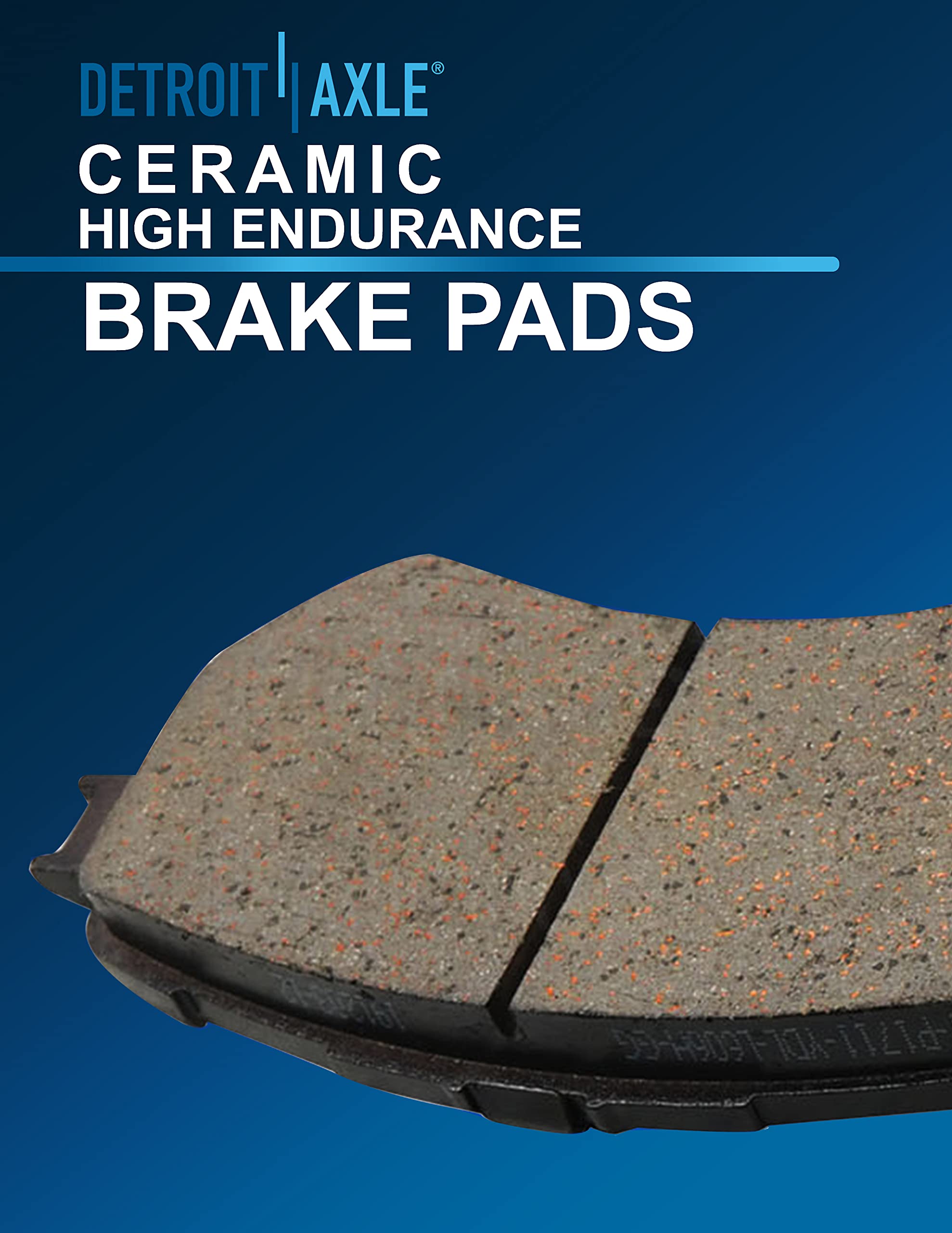 Detroit Axle - Brake Kit For 2007-2017 Jeep Wrangler Drilled And Slotted Brakes Rotors Ceramic Brake Pads Replacement : 11.89''