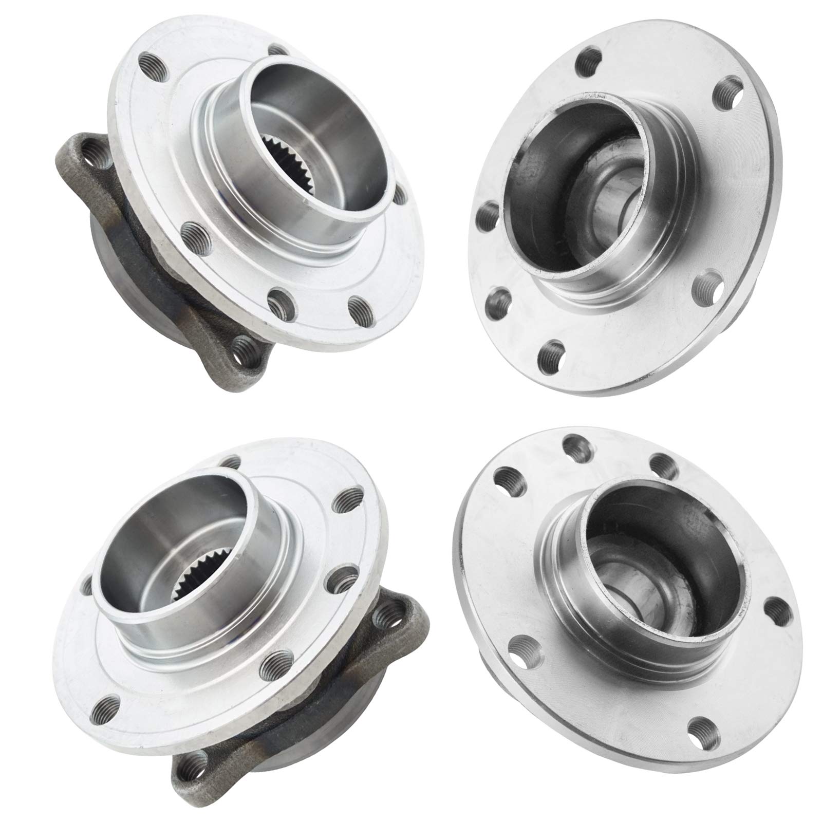 Trq Wheel Hub Bearings Assembly Set Compatible With 2013-2016 Dodge Dart