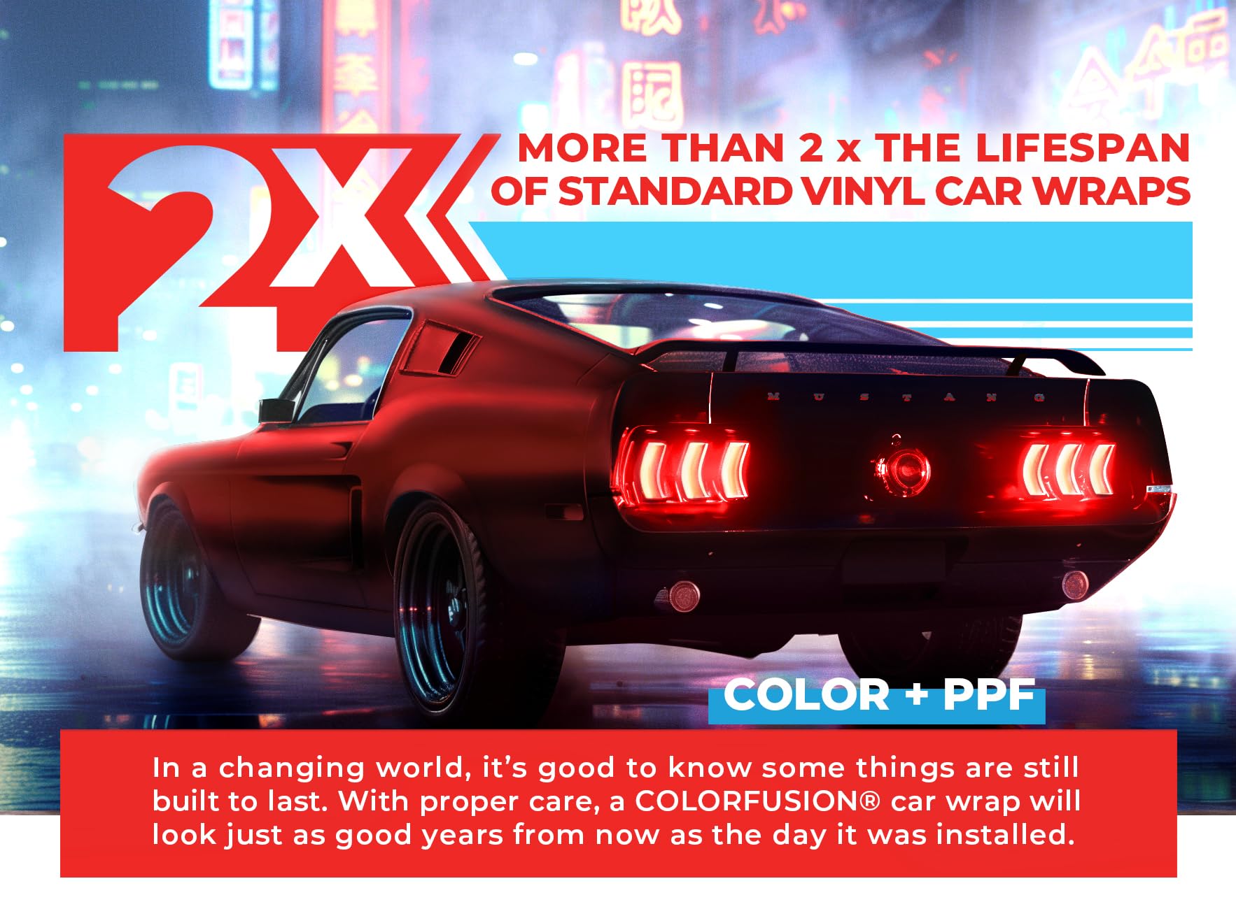 Colorfusion Ppf By Vvivid, Satin Chrome Red Dry Apply Ppf Vinyl Car Wrap Roll 20Ft X 5Ft