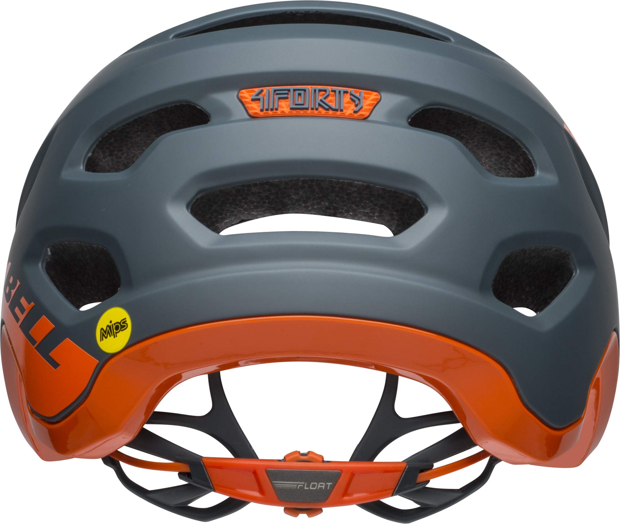Bell 4Forty Mips Adult Mountain Bike Helmet - Matte/Gloss Slate/Orange (2023), Medium (55-59 Cm)