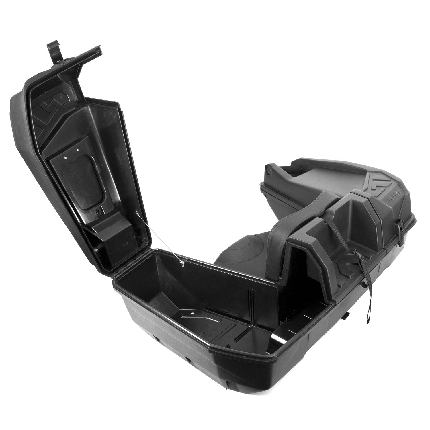 Kimpex Black Nomad Trunk Rear, Model 458000, Durable Plastic Storage Solution