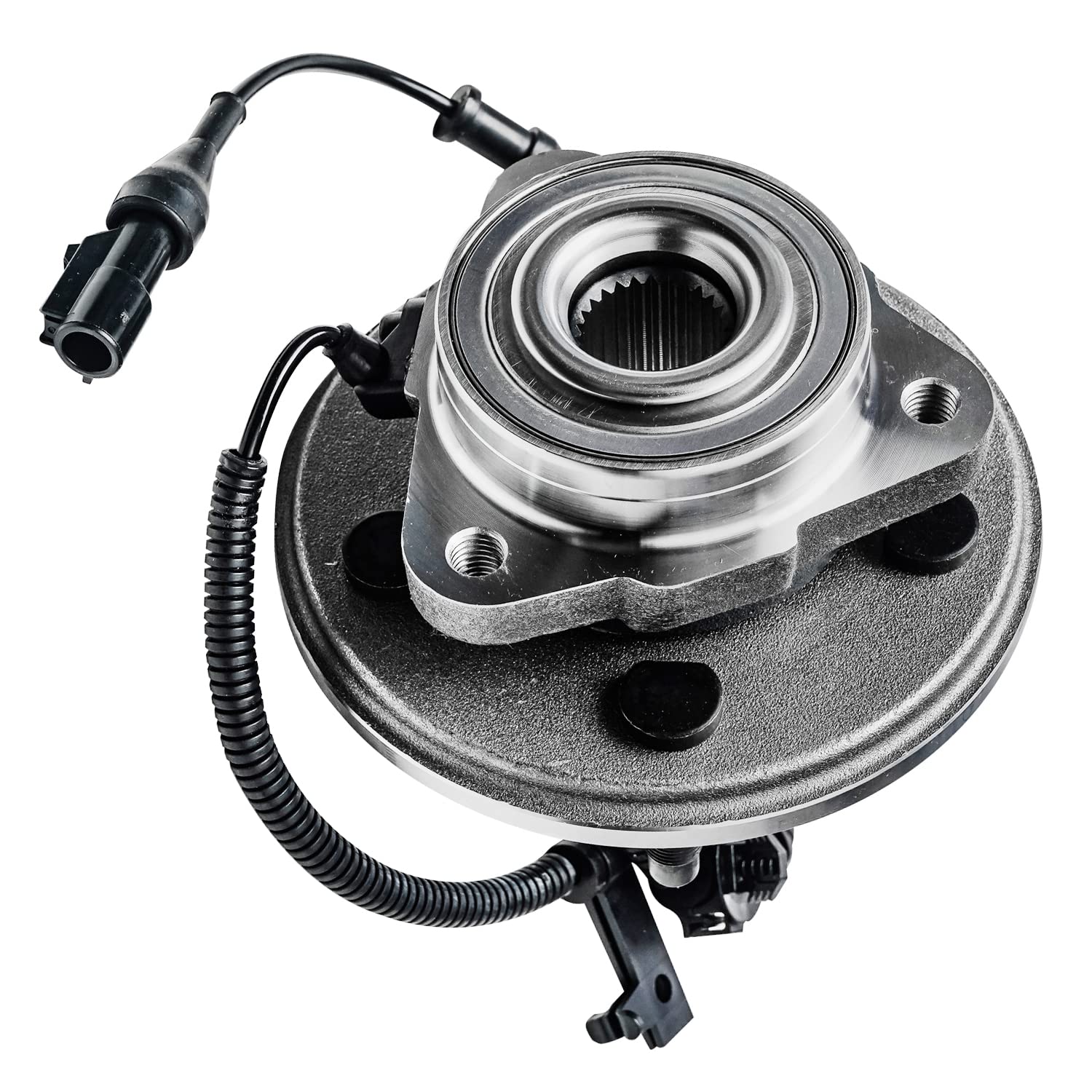 Detroit Axle - Front Wheel Bearing Hubs For 06-10 Ford Explorer Mercury Mountaineer, Replacement 2006 2007 2008 2009 2010 Explor