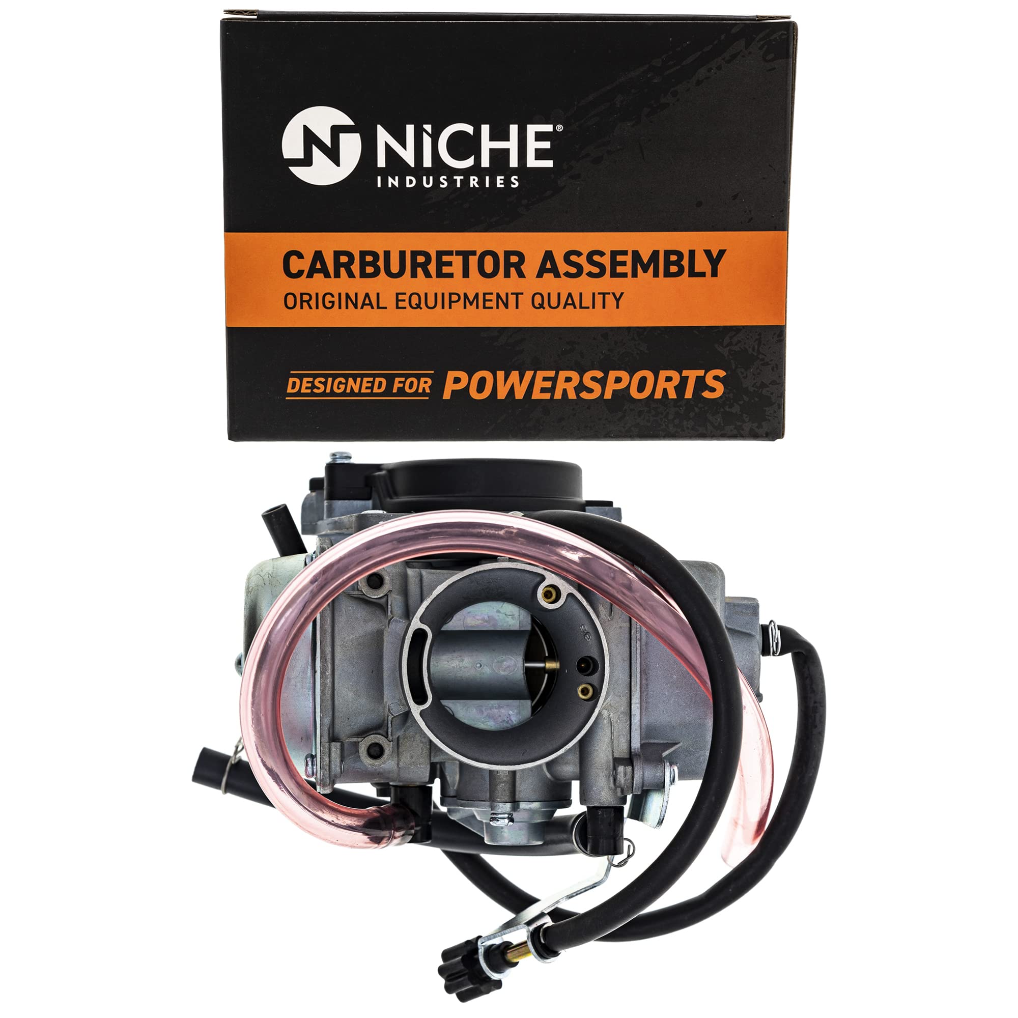 NICHE Carburetor for Suzuki Vinson 500 (2002-2007) - Model 519-KCR2337B, Gray, OEM Replacement 13200-03G01/132