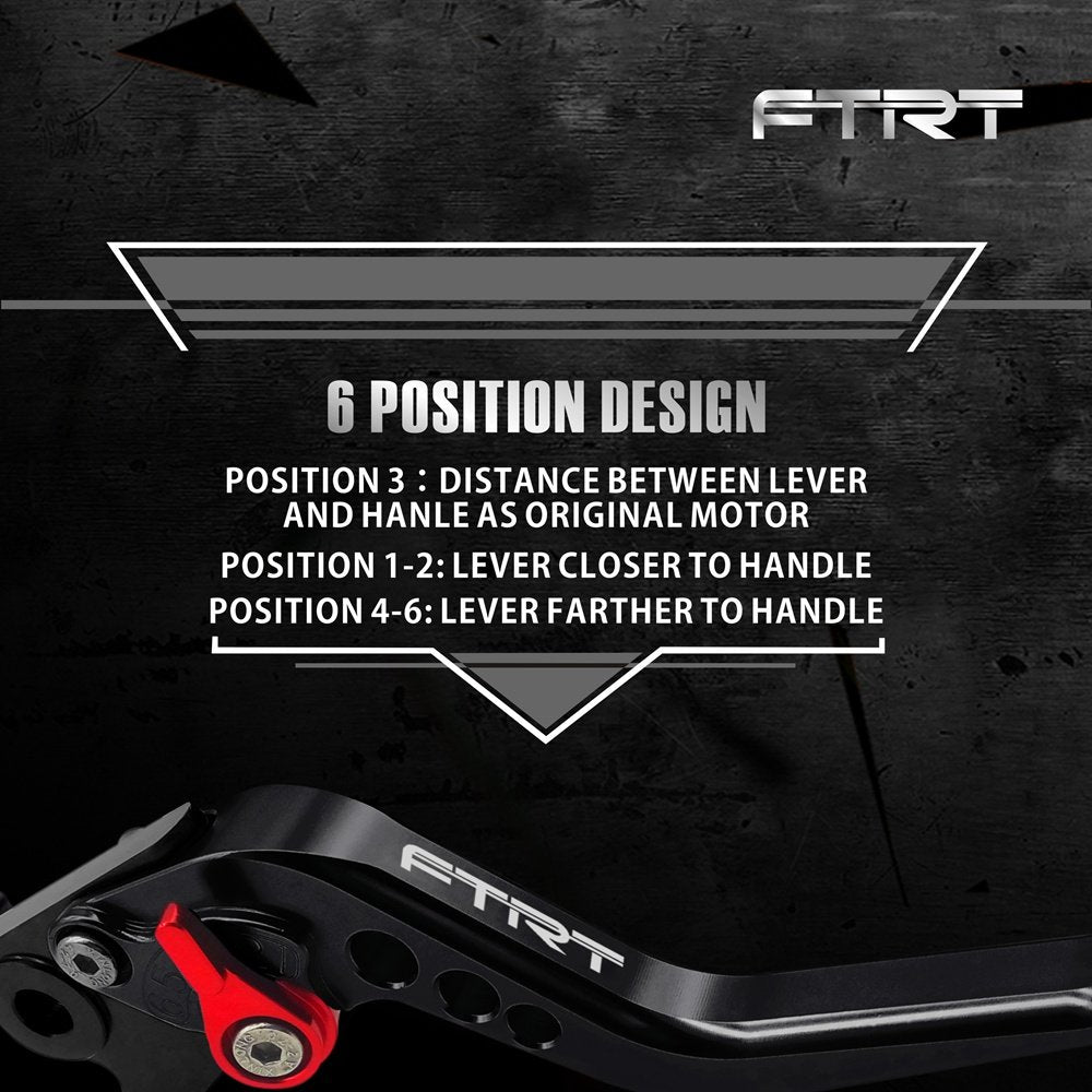 Ftrt Short Brake Clutch Levers Compatible With Yzf R1 2009 2010 2011 2012 2013 2014 Black