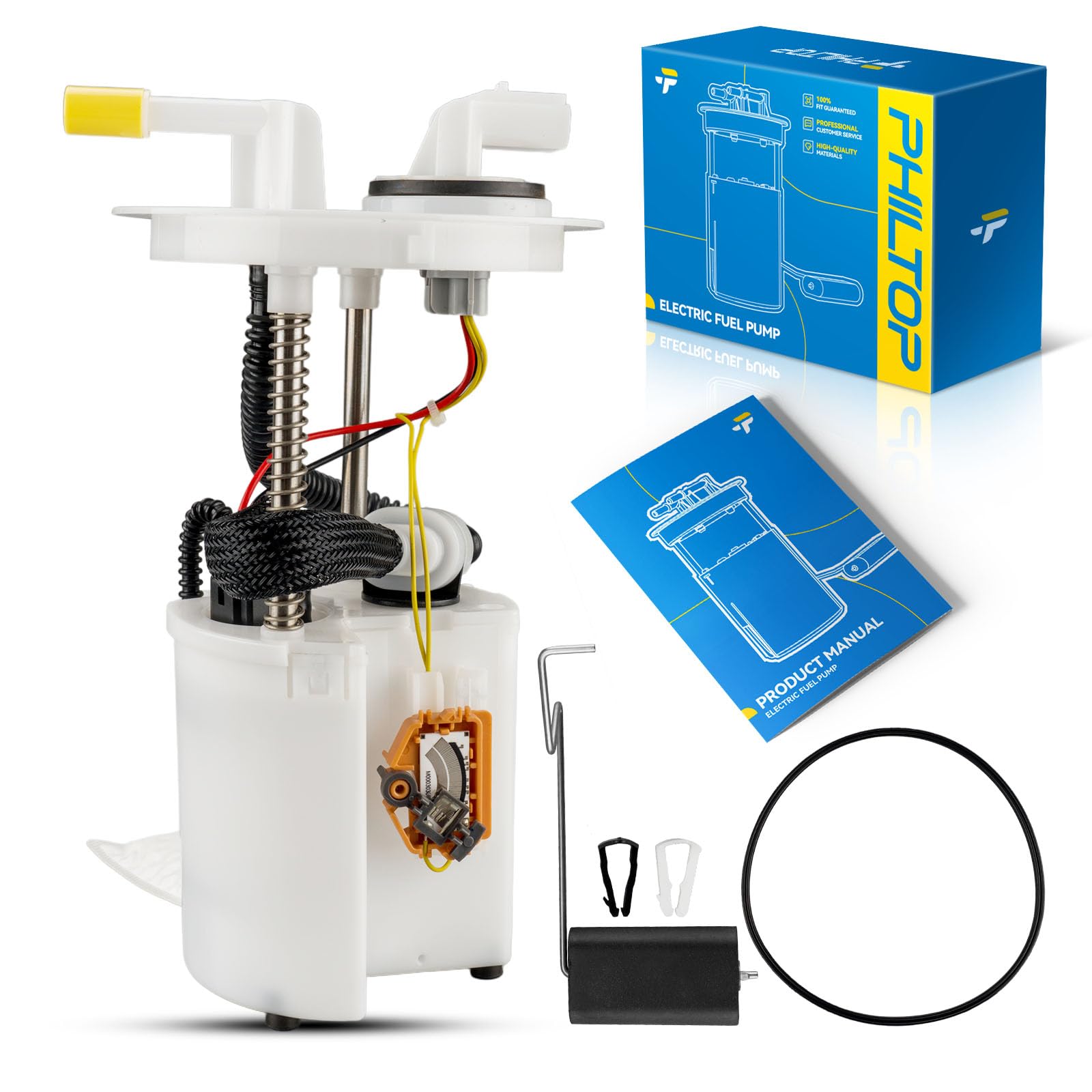 PHILTOP Electric Fuel Pump Assembly Fits For Ford Taurus 2004-2007, Mercury Sable 2004 2005, V6 3.0L, E2435M