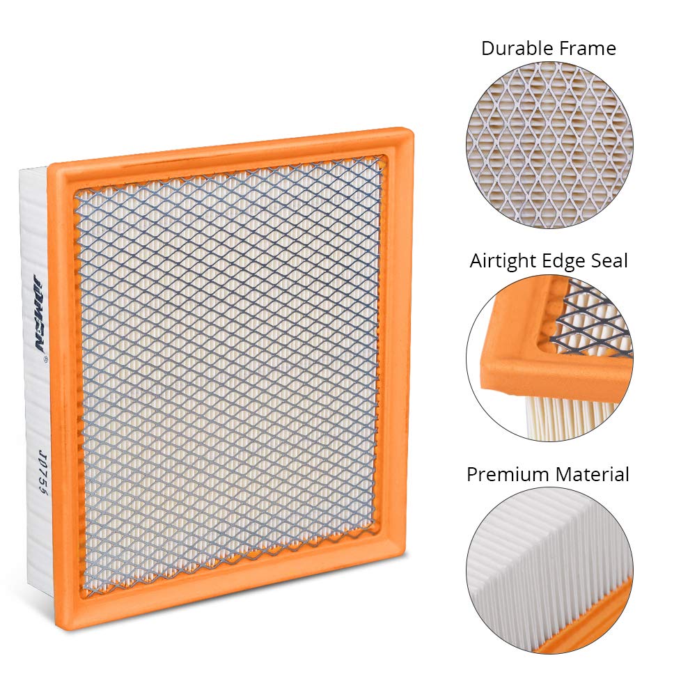 Jdmon Engine Panel Air Filter Compatible With Toyota /Lexus/Jeep/Dodge (Ca10755) For (2013-2018)Avalon V6, (2012-2017)Camry V6, (2014-2019 Only Gas) Highlander,(2011-2018) Sienna