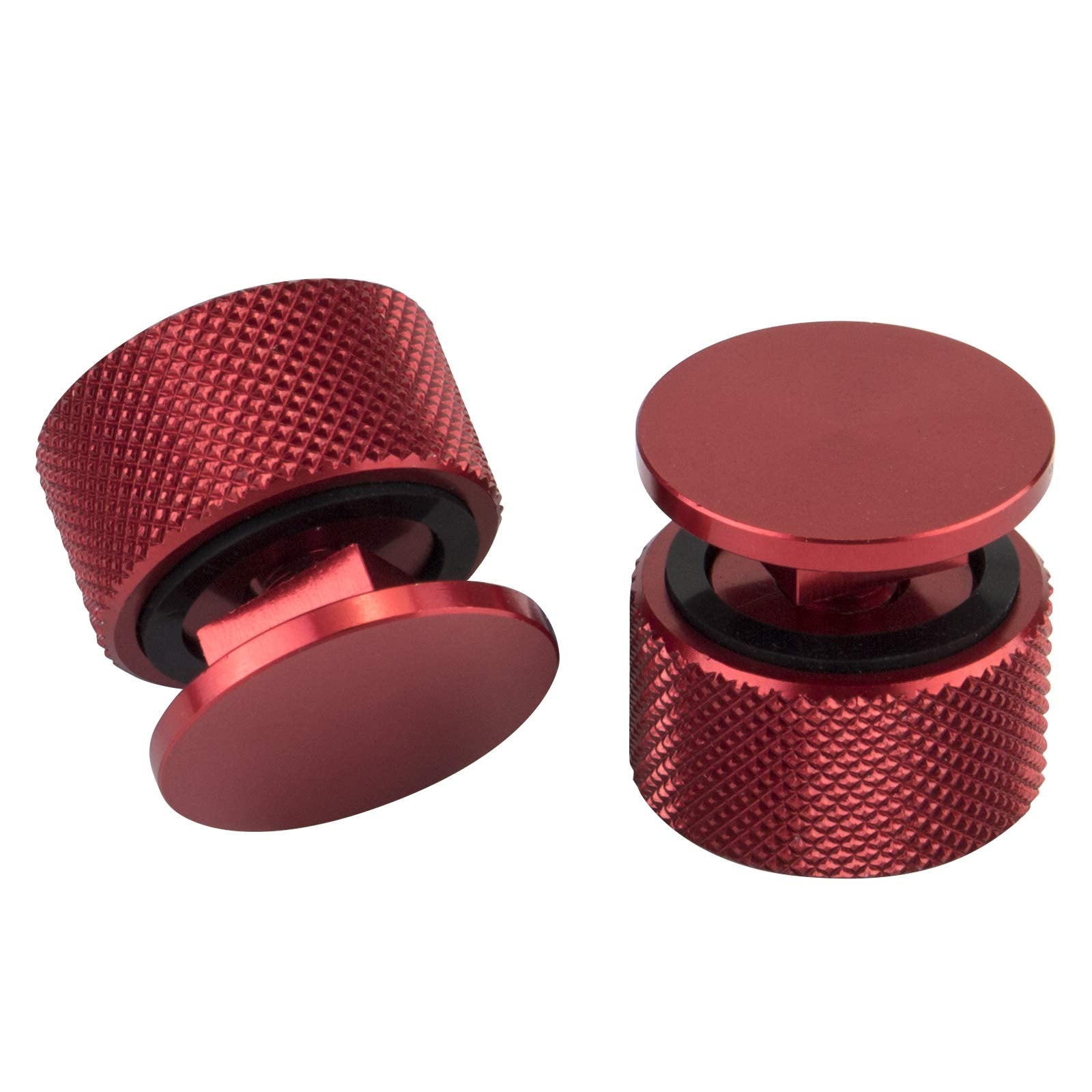 3mirrors Welding Hood Helmet Replacement Parts - Red Aluminum Fasteners with Non-Slip Silicone Washers, One Size