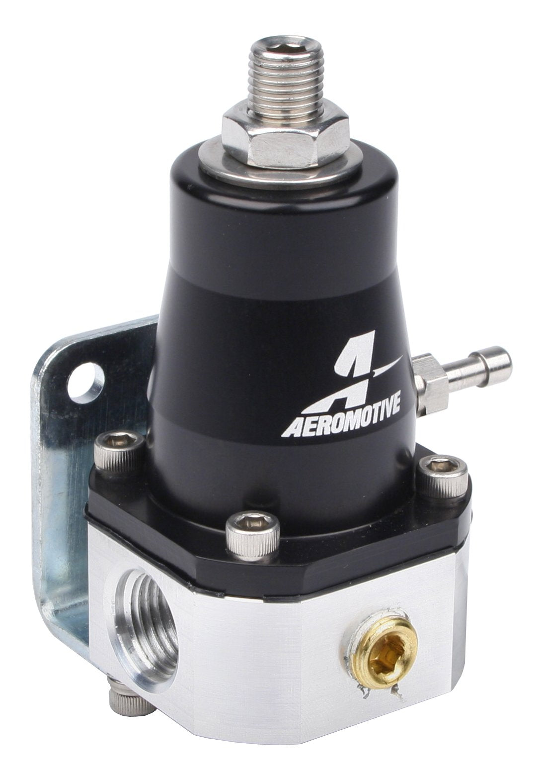 Aeromotive EFI Bypass Regulator 13129, Adjustable, (2) -6 Inlets, (1) -6 Bypass, Plastic Material