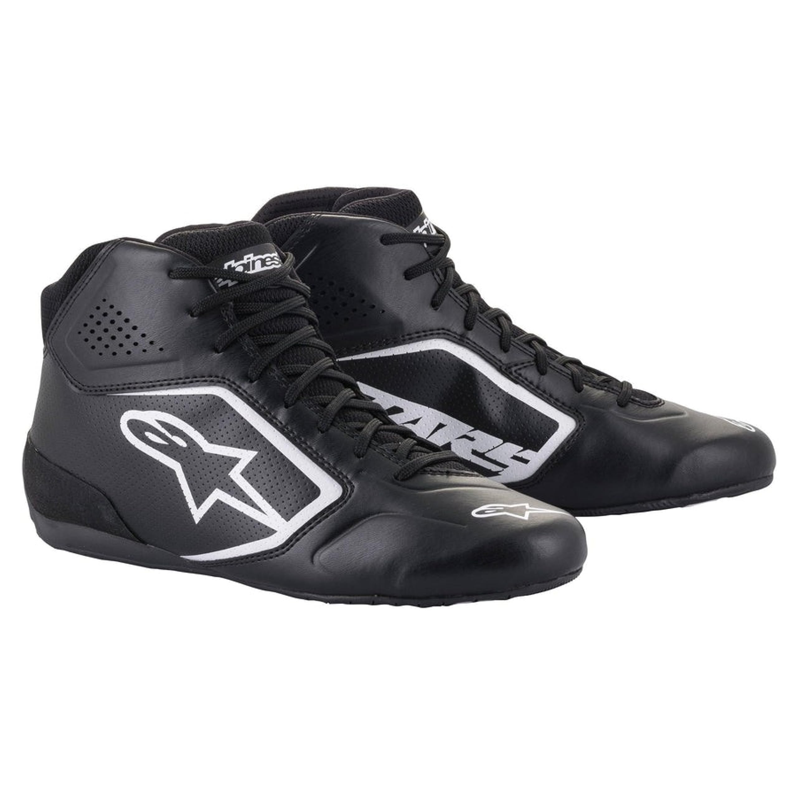 Alpinestars TECH-1 K START V2 SHOES - BLACK/WHITE - 8