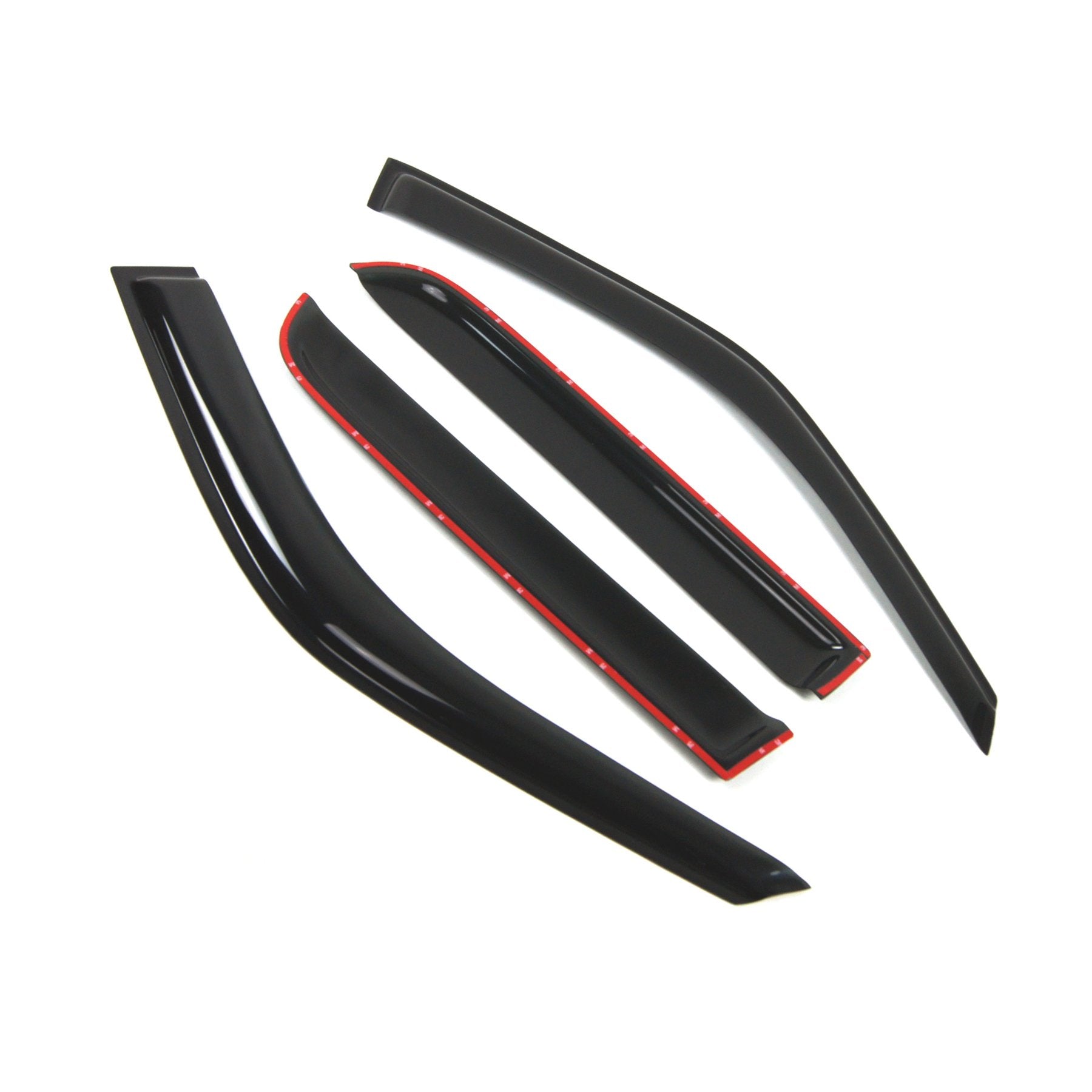 Tuningpros Outside Mount Window Vent Visors Rain Guards Compatible With Honda Cr-V 1997-2001 | Side Window Wind Deflectors Rain
