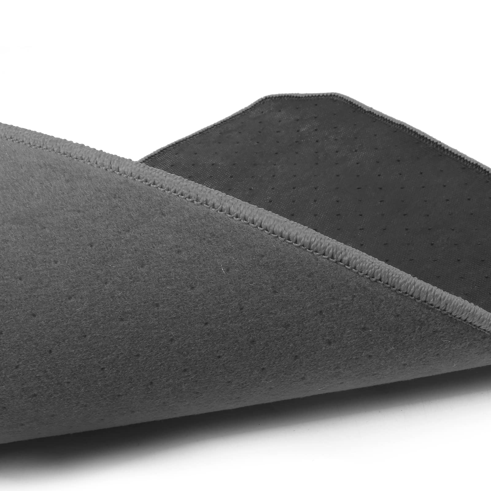 Ikon Motorsports, Floor Mat Compatible With 2013-2017 Honda Accord Sedan 4-Door, Factory Fitment Gray/Grey Nylon Front Rear Car