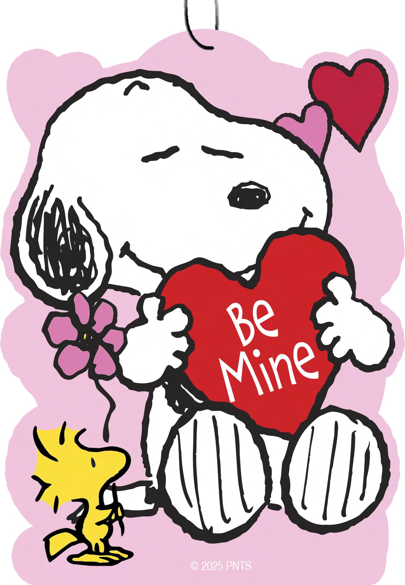 Spoontiques Peanuts Valentine's Day Air Freshener (3pk) - Themed Car Interior Accessories & Essentials, Hanging Air Freshener fo