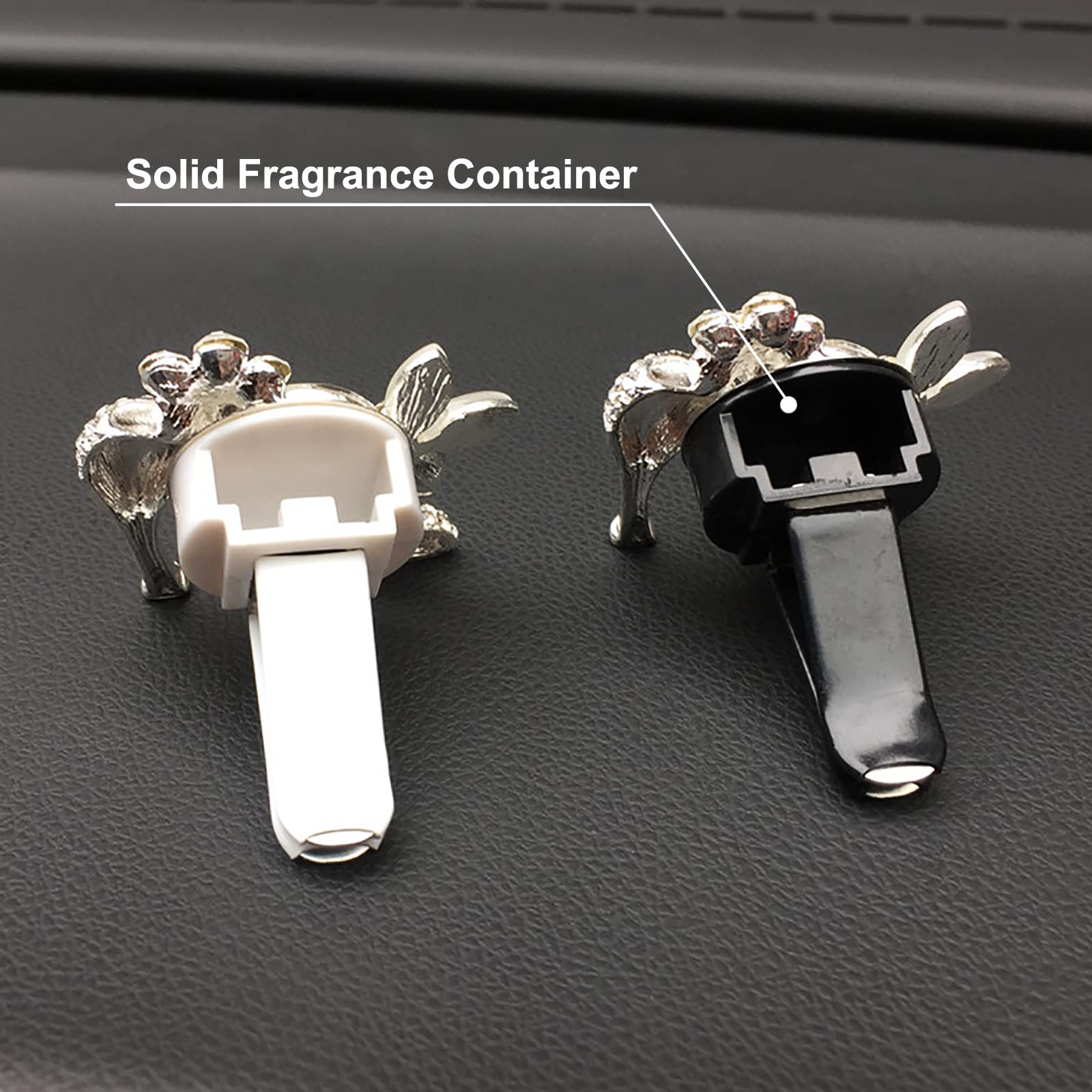 2 Pieces Crystal High Heel Shoe Air Vent Clips Rhinestone Car Air Freshener Clip Bling Car Clip Gift Decorations Charm Car Inter